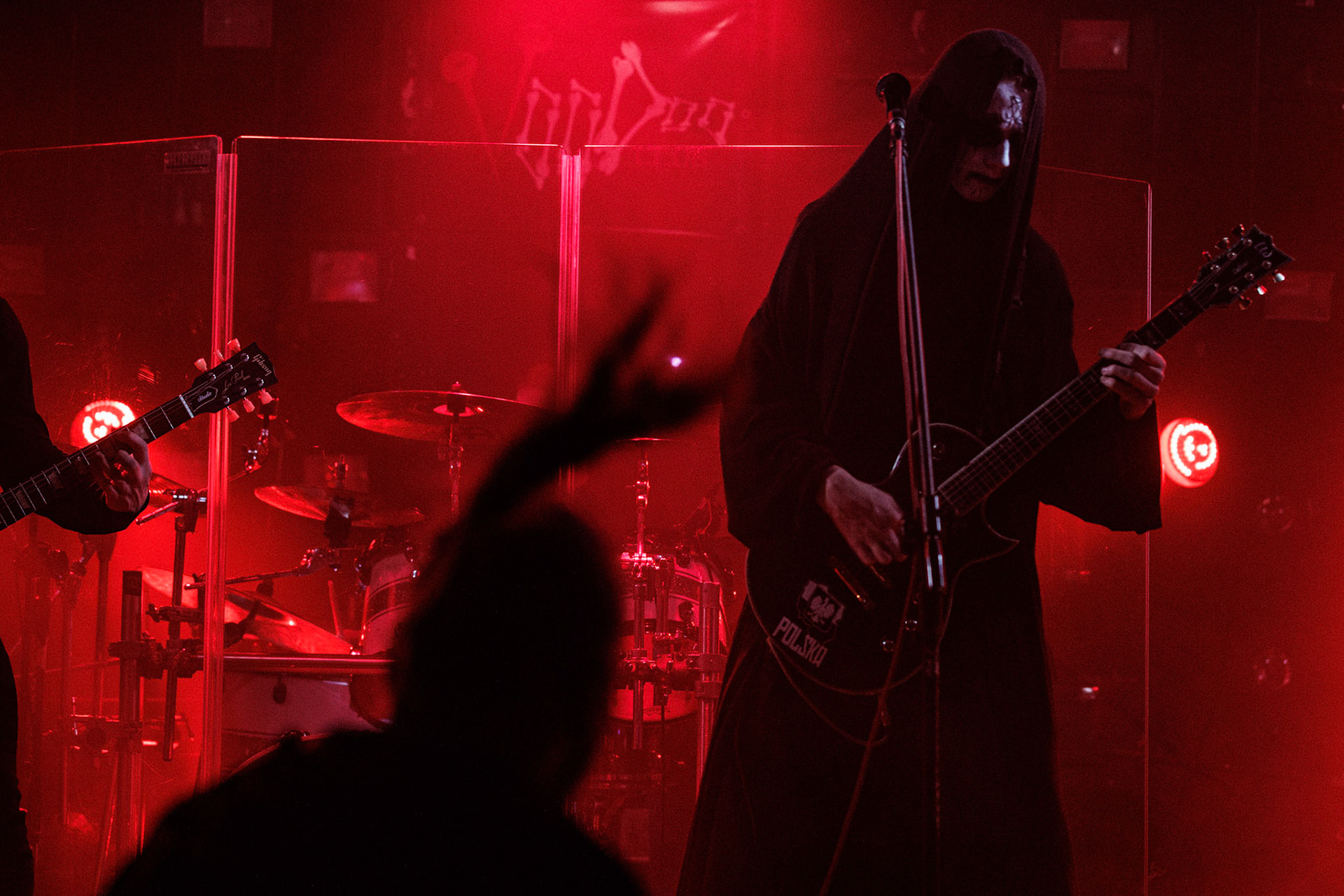 Amalekim blackmetal, pure black metal.Koncert Czwarta Fala MMXXII klub VooDoo Warszawa.Fot. Andrzej Wasilkiewicz/kaziq.com