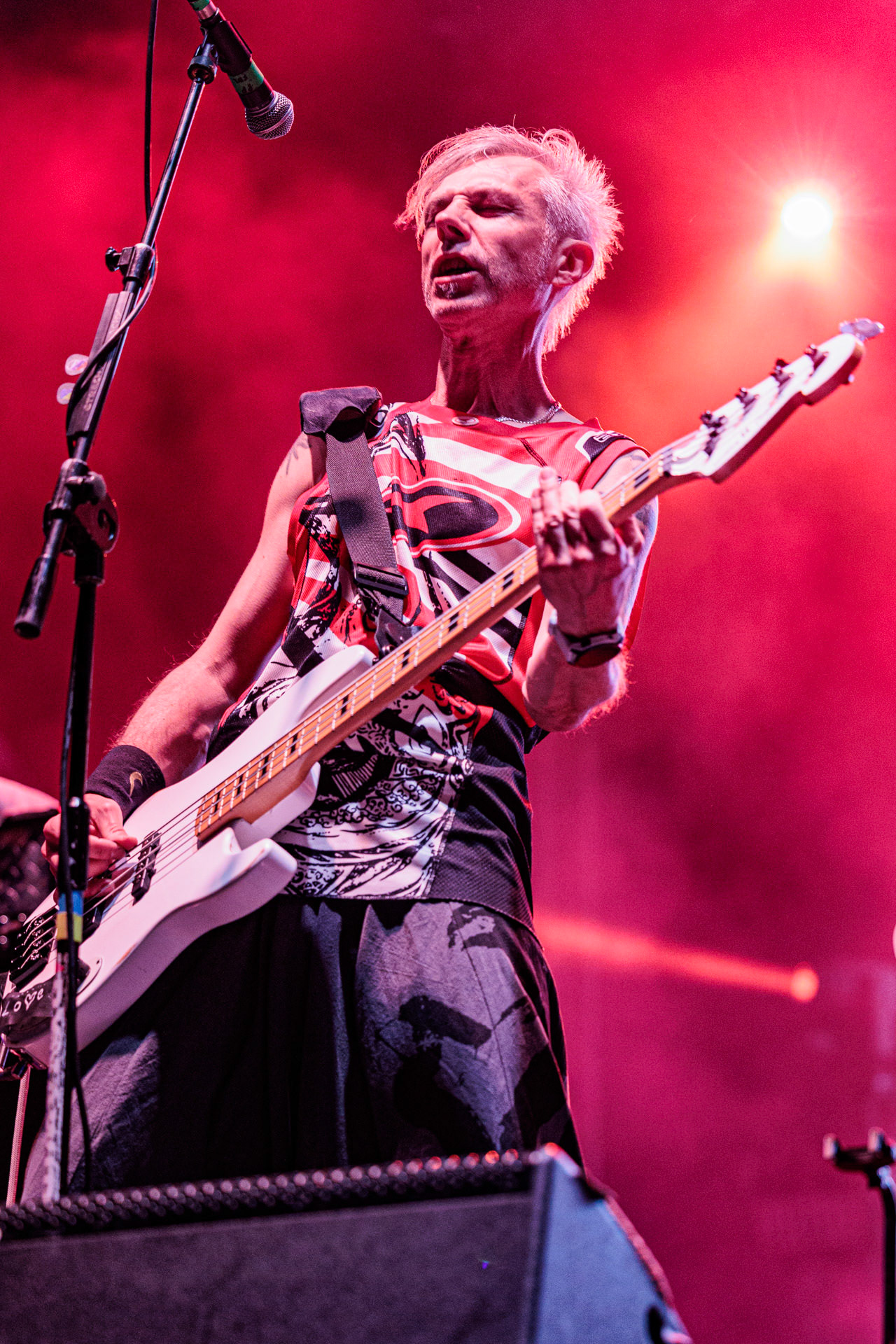 13.05.2022 Pidzama Porno Juwenalia Politechniki Warszawskiejn/z Longin Bartkowiak – gitara basowa,punk rock, rock, reggae, S.P. Records.fot. Andrzej Wasilkiewicz/Reporter