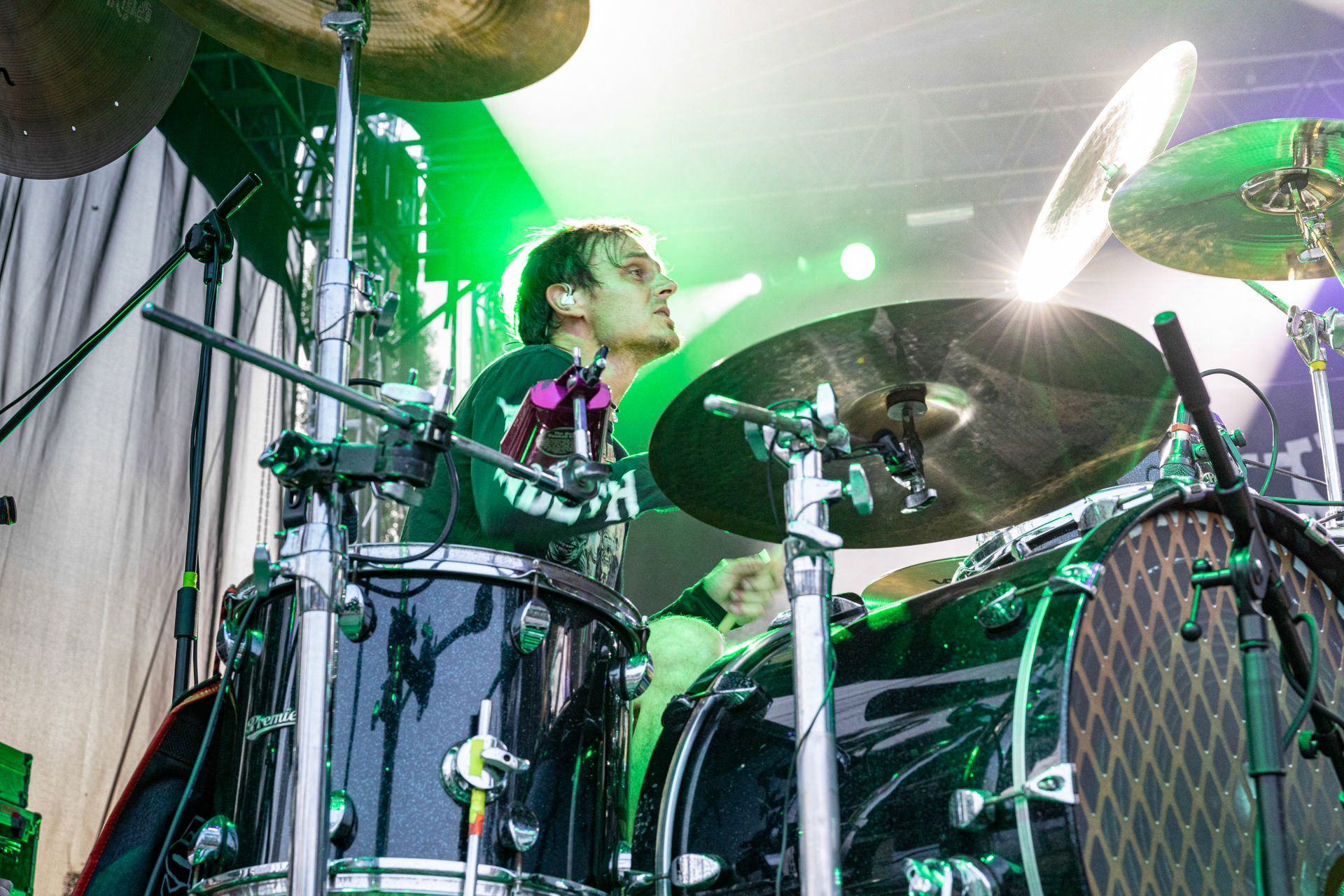 Koncert Luxtorpeda 10 urodziny. Warszawa Progresja.Gramy do Woli.n/z.Tomasz „Krzyżyk” Krzyżaniak – perkusjaFot. Andrzej kaziq Wasilkiewicz/Reporter