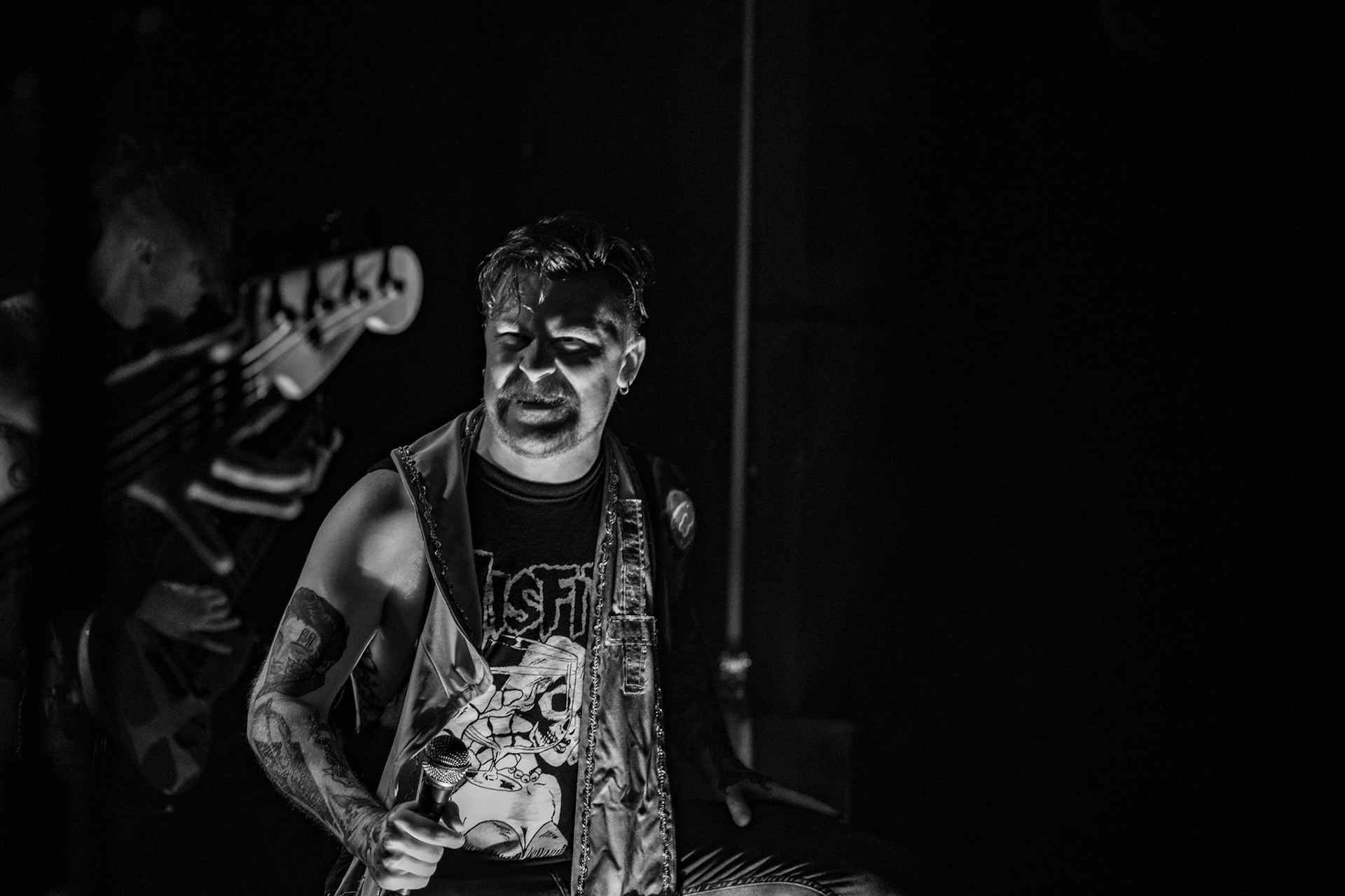 Hostia koncert w Warszawie, trasa Innowiercy Tour 2019
death, grind, groove,
vocals - St Sixtus
guitars - St Anacletus
drums - St Evaristus
bass - St Xyxtus
Knock Out Productions
fot. Andrzej Wasilkiewicz/REPORTER