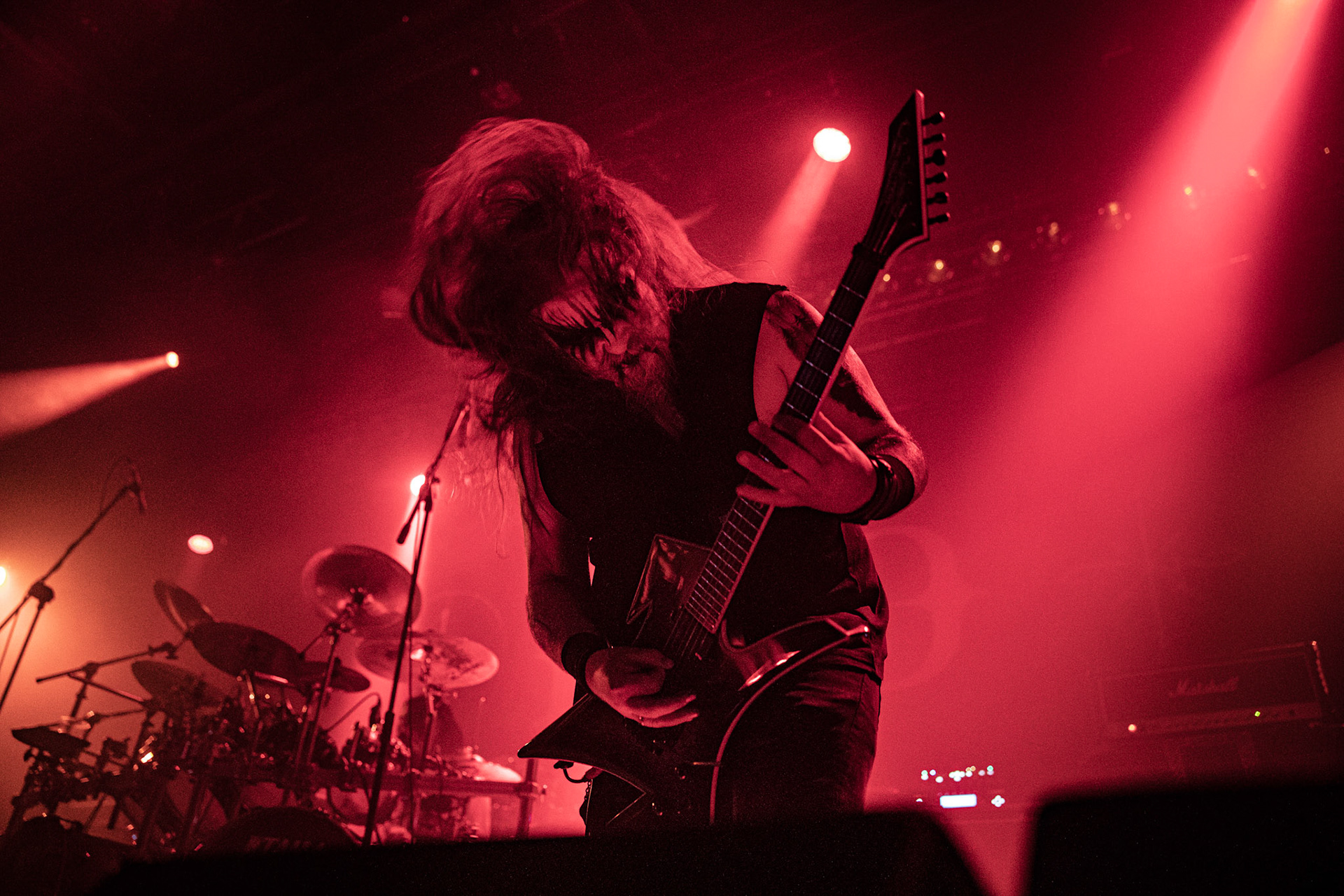 1349 - Outstrider European Tour 2020. Norwegian - black metal. Norweski bezlitosny i bezkompromisowy black metal. Koncert w Warszawskiej Progresji, Knock Out Productions.
fot. Andrzej Wasilkiewicz/Reporter