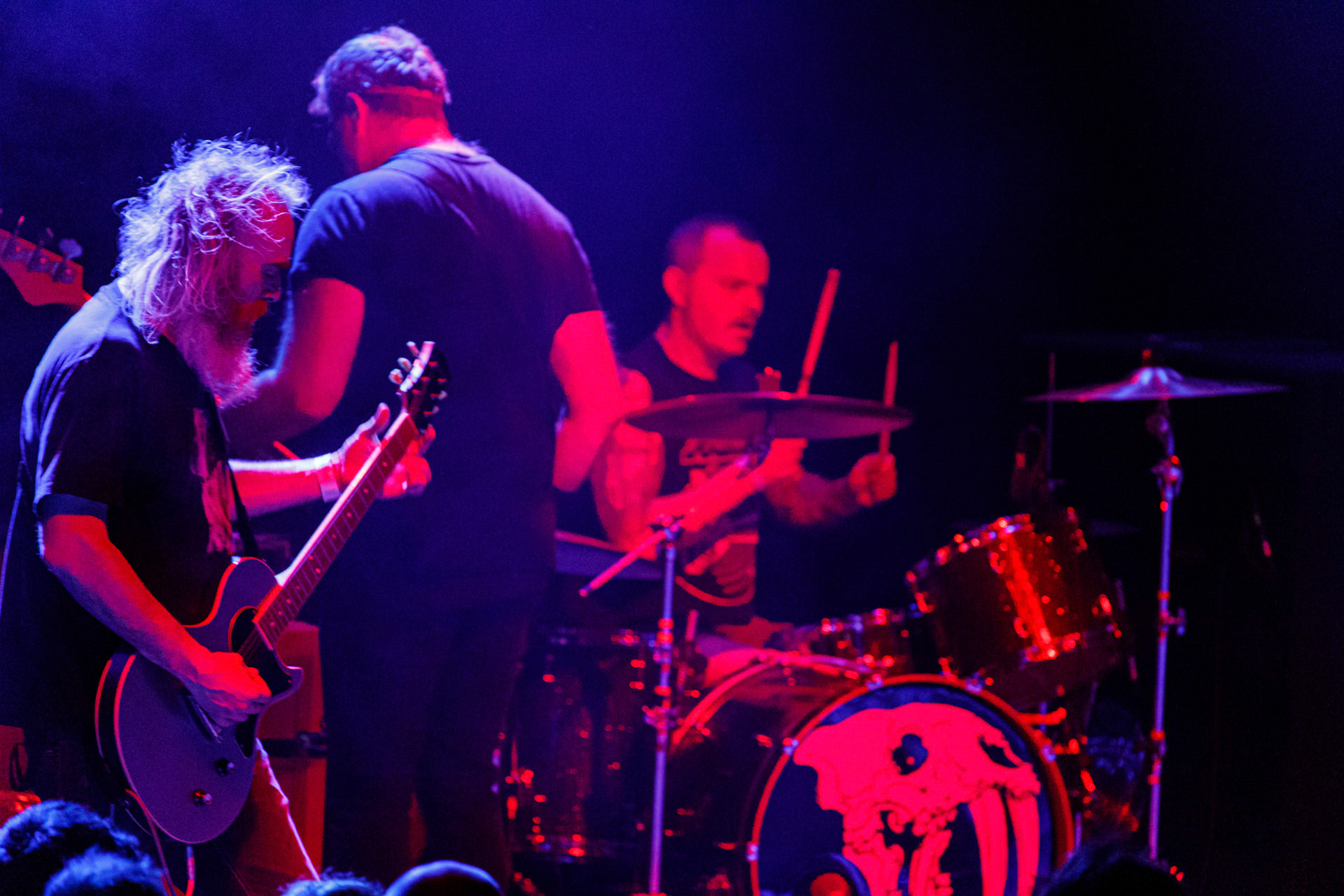 26.06.2022 koncert RED FANG - USA. Relapse Records - stoner, hard rock, metal.Warszawski koncert w klubie Progresja promuje ostatni album amerykanow - Arrows wydany w 2021r.Produkcja WiniaryBookings. Patronat koncertu Antyradio.fot. Andrzej Wasilkiewicz/Reporter