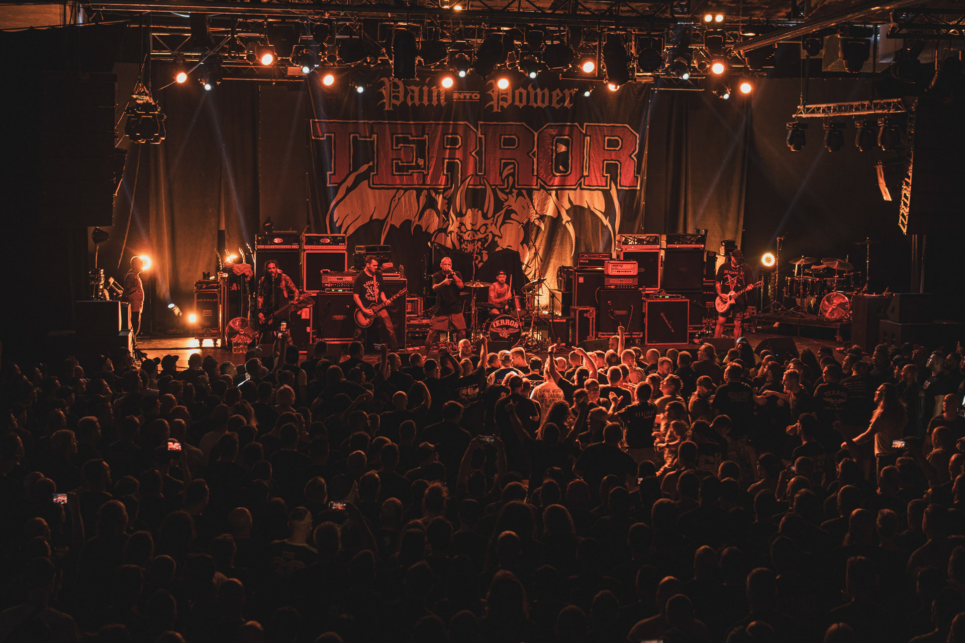 8.08.2023 TERROR - Warszawa klub Progresja,Produkcja Knock Out Productions. fot. Andrzej Wasilkiewicz/kaziq.com