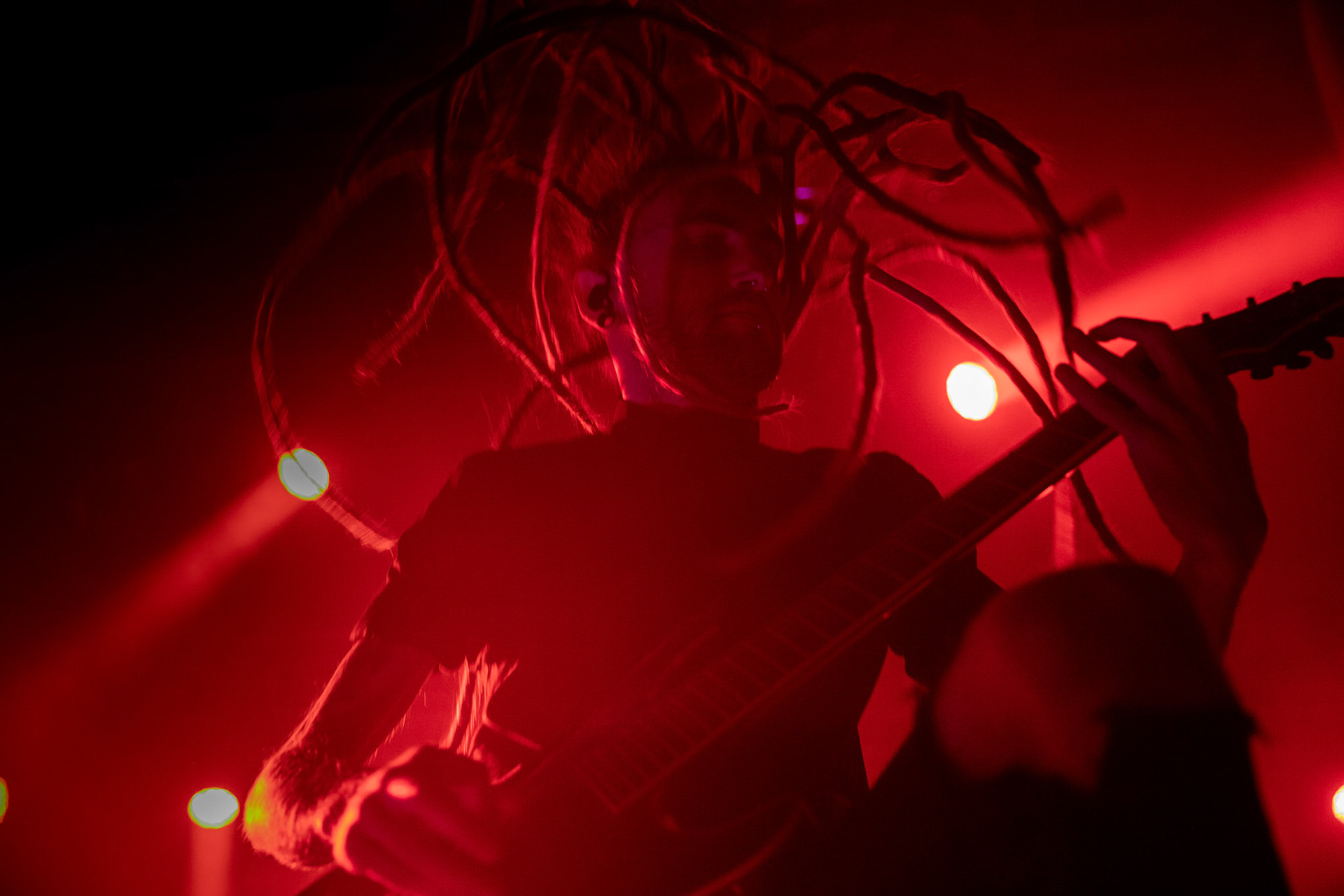 01.03.2019 Infected Rain- koncert warszawska Progresja, Infected Rain Moldovan nu metal, nu metalcore,
Vadim "Vidick" Ozhog - guitars, 
Vladimir Babici - bass, 
Serghei Babici - guitars, 
Eugen Voluta - drums,
Elena "Lena Scissorhands" Cataraga - vocals,