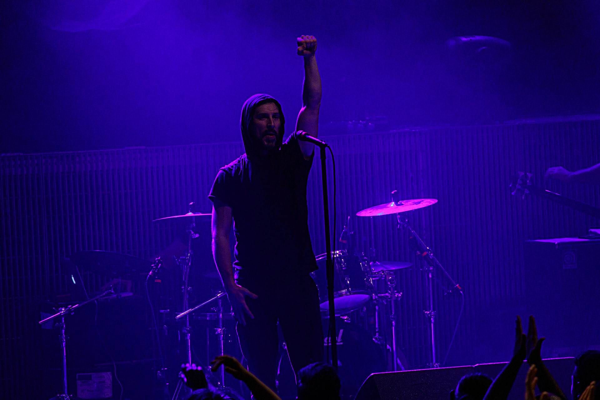 7.10.2022 - 10 Years – amerykanie z Knoxville w Tennessee, grajacy na  pogranicza metalu alternatywnego, hard rocka, post grunge. Jesse Hasek – wokal,Ryan „Tater” Johnson – gitara,Matt Wantland – gitara,Lewis Big Lew Cosby – basista,Brian Vodinh – perkusja,Produkcja Knock Out Productions, Fot. Andrzej Wasilkiewicz/Reporter