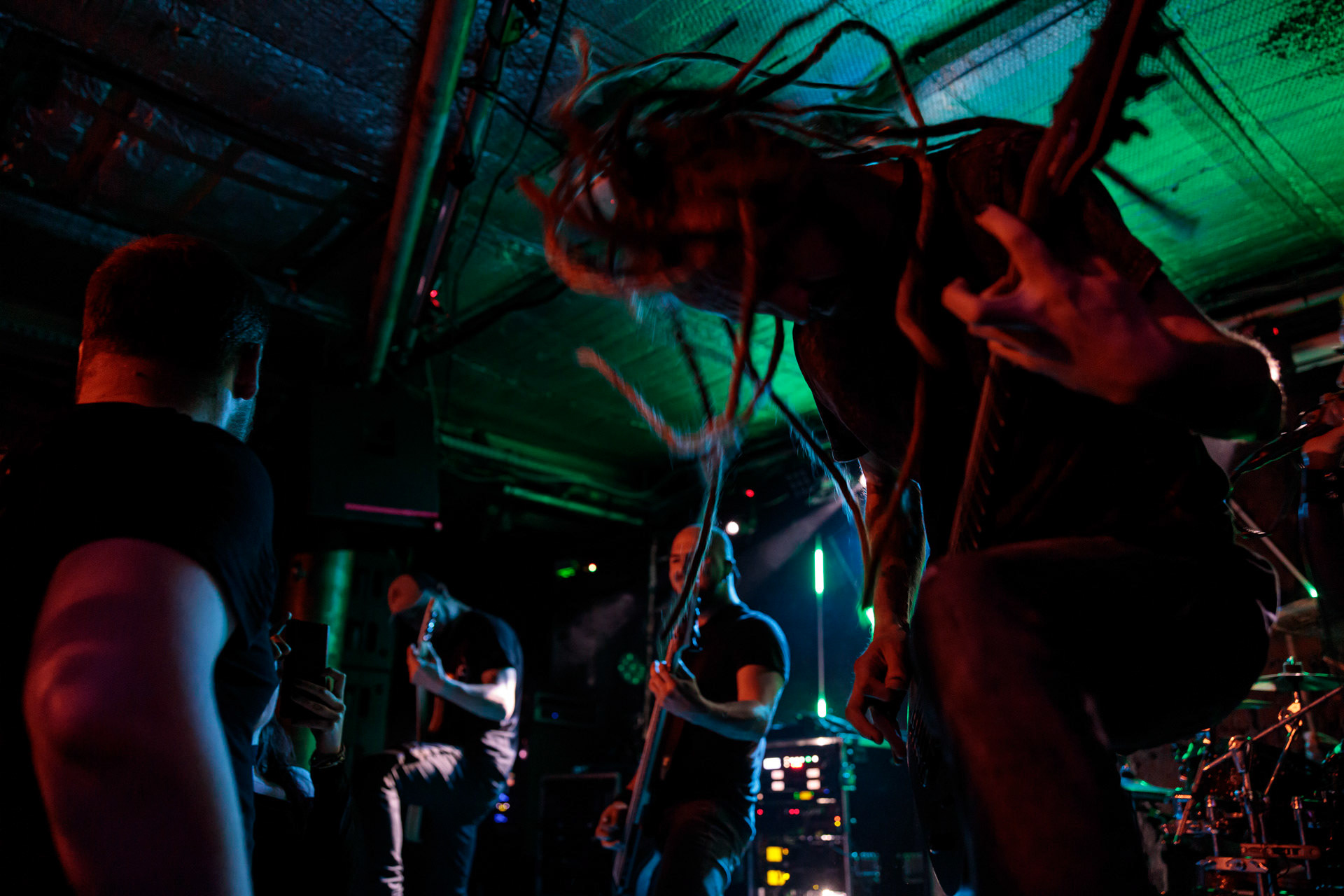 25.04.2022 Infected Rain- koncert warszawska Hydrozagadka, Infected Rain, moldawski nu metal, nu metalcore,Zespol wokalistki Eleny Cataraga, Elena  "Lena Scissorhands" Cataraga - vocals, Ecdysis By Night Tour 2022 produkcja Knock Out Productionsfot. Andrzej Wasilkiewicz/Reporter