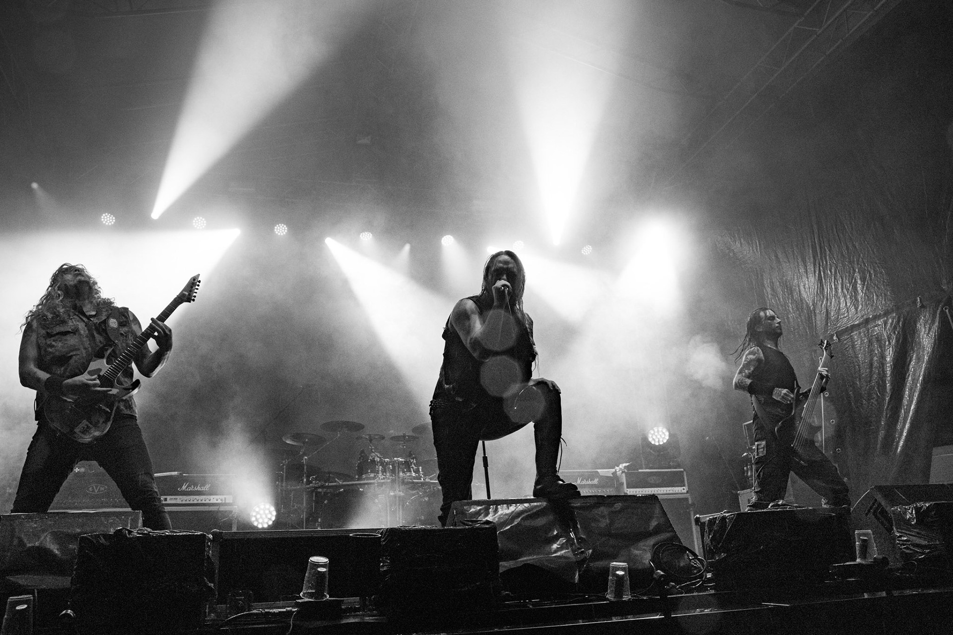 Marduk, koncert w ramach Blitzkrieg MMXX warszawska Progresja, black metal, Szwecja, Massive Music Rock The Nation America.fot. Andrzej kaziq Wasilkiewicz/Reporter