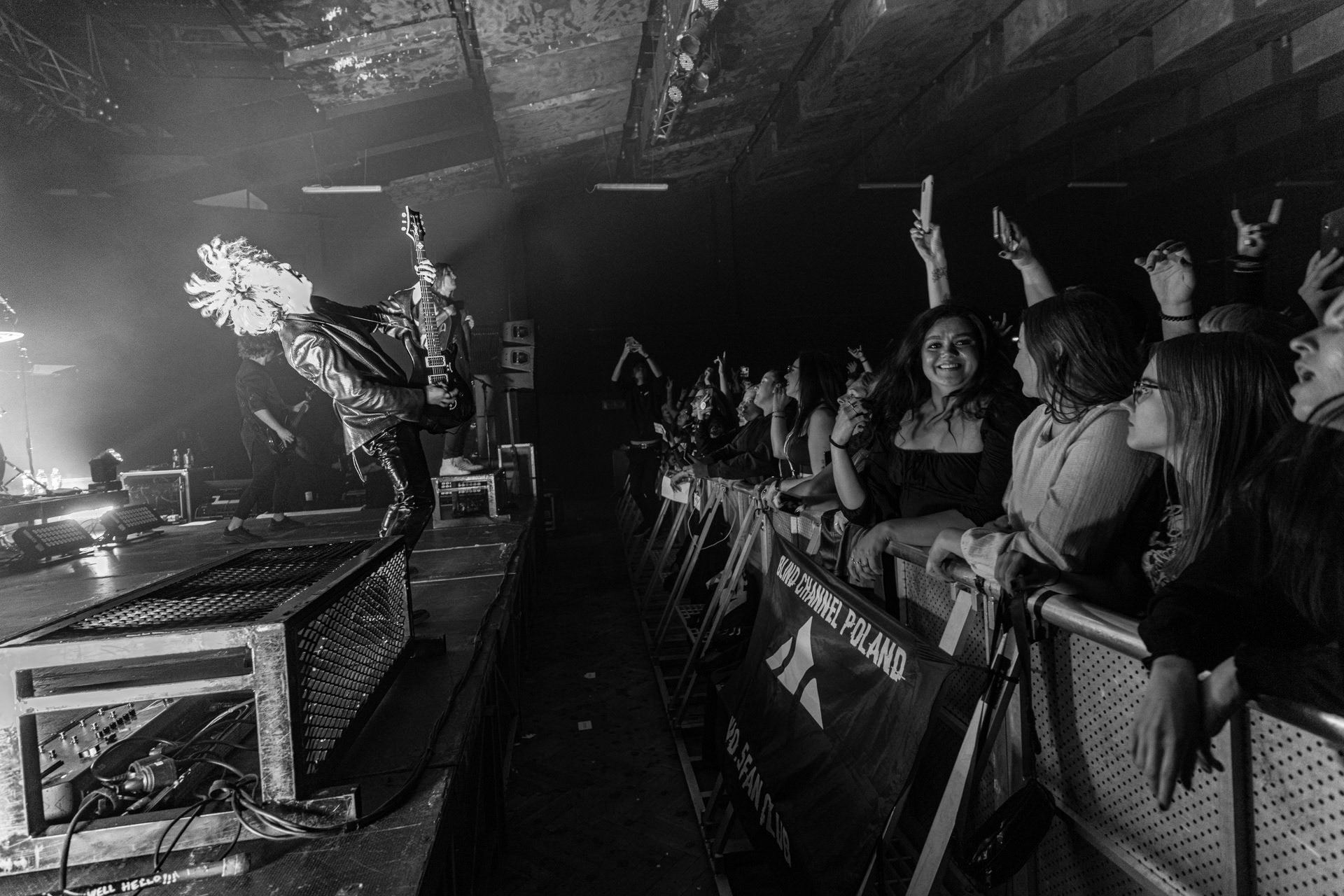 1.10.2022 Blind Channel – finski zespol rockowy zalozony w 2013 roku w Oulu, reprezentant Finlandii w Konkursie Piosenki Eurowizji 2021. Joel Hokka – vocals,Niko Moilanen – vocals,Joonas Porko – guitar,Olli Matela – bass,Tommi Lalli – drums,Aleksi Kaunisvesi – samples, percussion, DJProdukcja Winiary Bookings, patronat Antyradio, klub Progresja, Century Media,fot. Andrzej Wasilkiewicz/Reporter