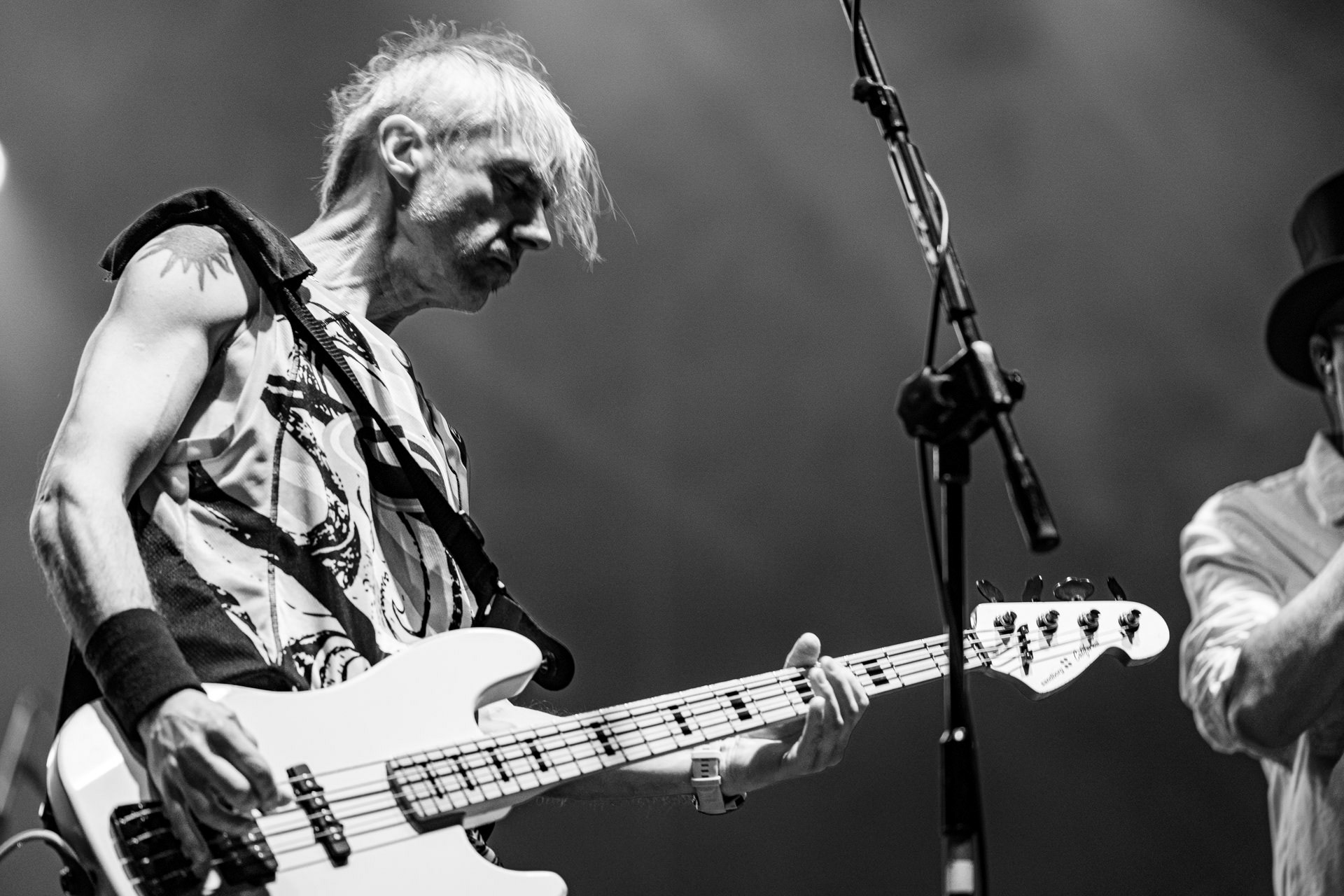 13.05.2022 Pidzama Porno Juwenalia Politechniki Warszawskiejn/z Longin Bartkowiak – gitara basowa,punk rock, rock, reggae, S.P. Records.fot. Andrzej Wasilkiewicz/Reporter