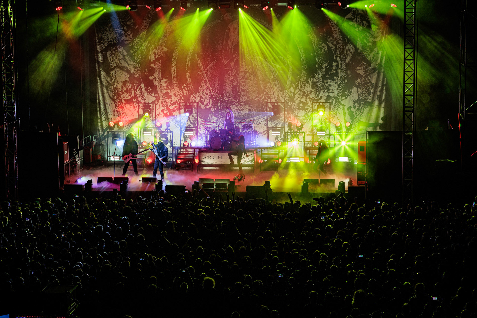 19.10.2022 ARCH ENEMY  - The European Siege 2022,Spodek Katowice Poland,fot. Andrzej Wasilkiewicz/Reporter