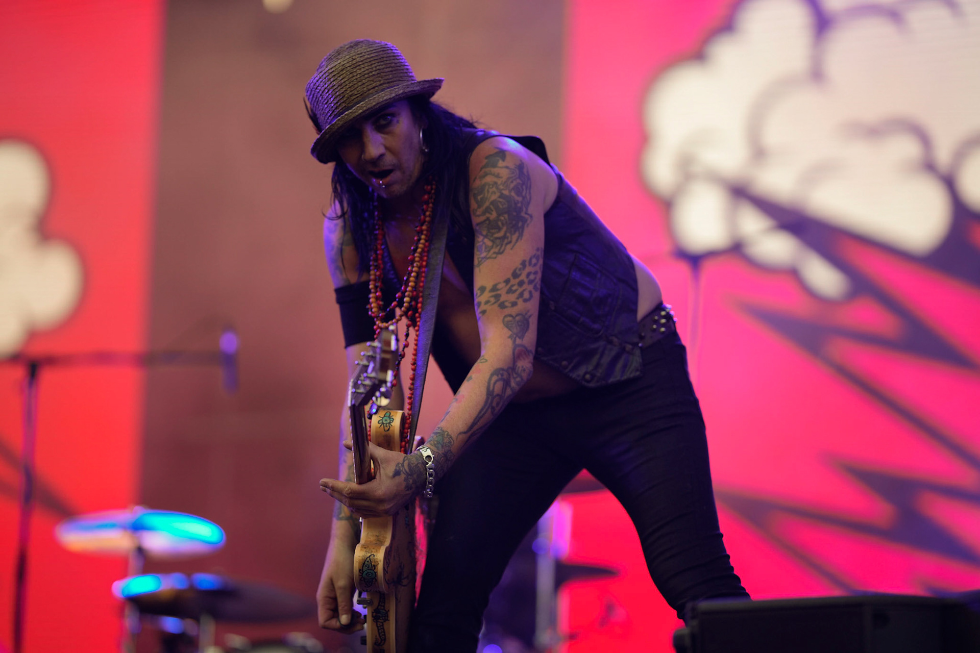 9.06.2023 The Hellacopters dzien drugi festiwaluMystic Festival 2023, Stocznia Gdanska fot. Andrzej Wasilkiewicz/Reporter