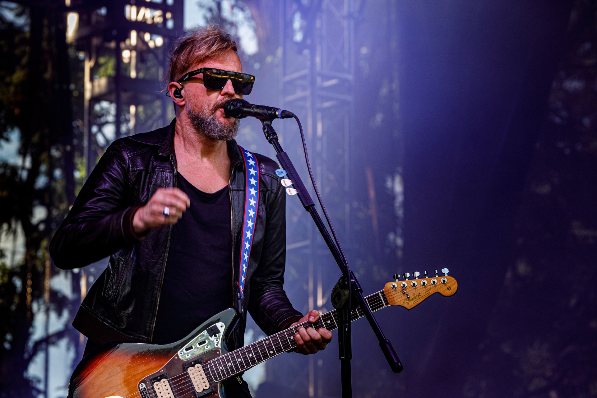 10.07.2022 Organek -  Antyfest Antyradia 2022 - Warszawa, letnia scena klubu Progresja. Tomasz Organek – gitara, wokal,Adam Staszewski – gitara basowa,Robert Markiewicz – perkusja,Tomasz Lewandowski – instrumenty klawiszowe,Rock alternatywny.fot. Andrzej Wasilkiewicz/Reporter