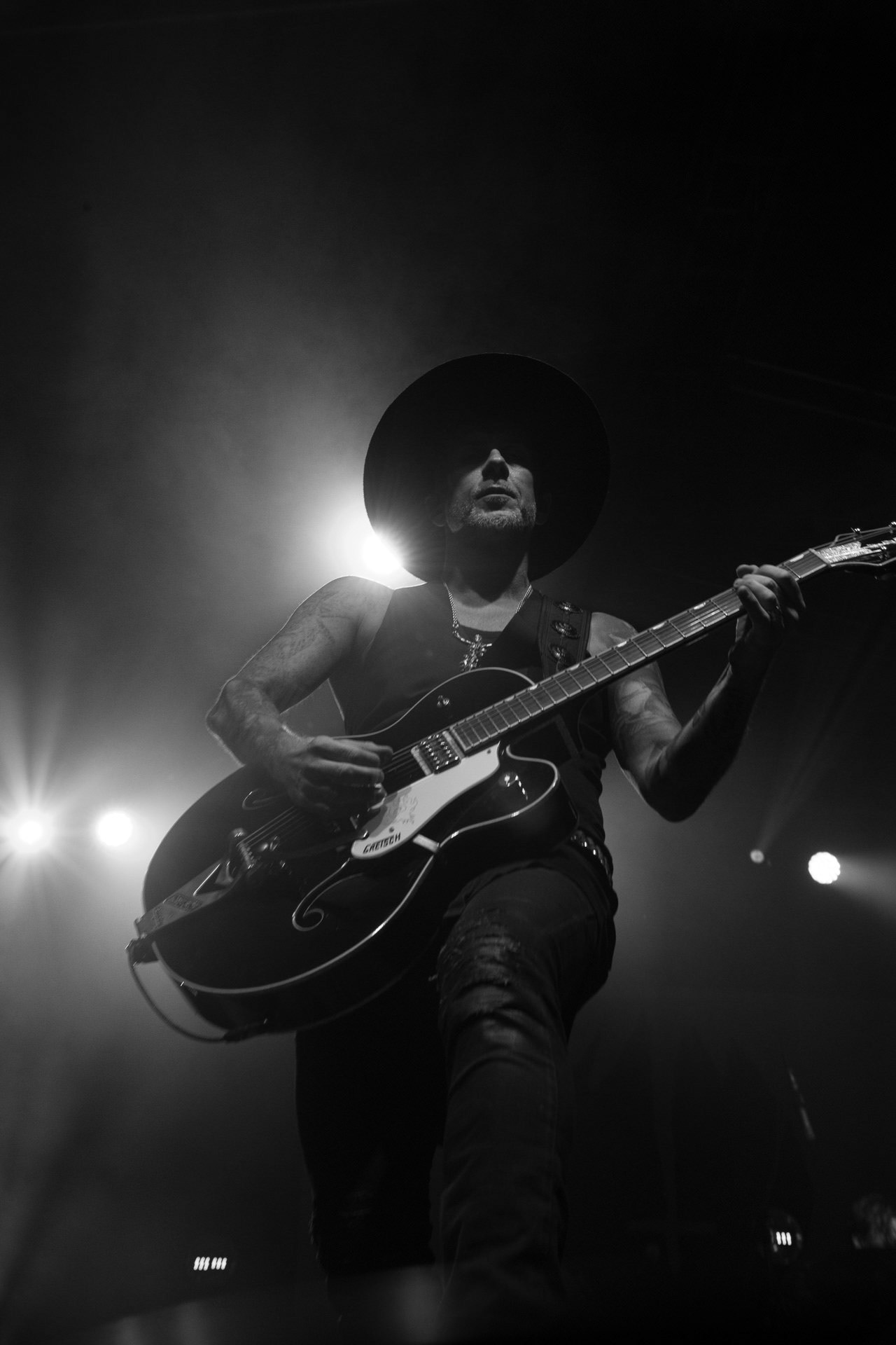 13.08.2021 koncert Me And That Man w Warszawie,Letnia scena Progresji, Gramy do Woli.n/z Adam Nergal Darski - gitara, wokal,Fot. Andrzej Wasilkiewicz/Reporter