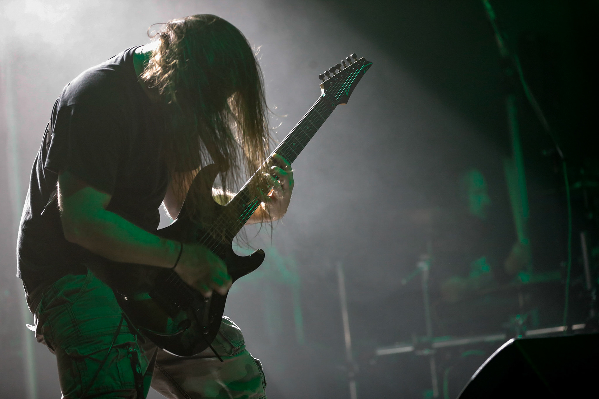 30.11.2018 Knock Out Tour 2018 - Warszawa Progresja -VIRGIN SNATCH  thrash metal, death metal,
Łukasz "Zielony" Zieliński wokal,
Grzegorz "Grysik" Bryła  gitara, 
Paweł Pasek  gitara, 
Piotr "Anioł" Wącisz  gitara basowa, 
Jacek Nowak perkusja,  fot. Andrzej Wasilkiewicz/Reporter