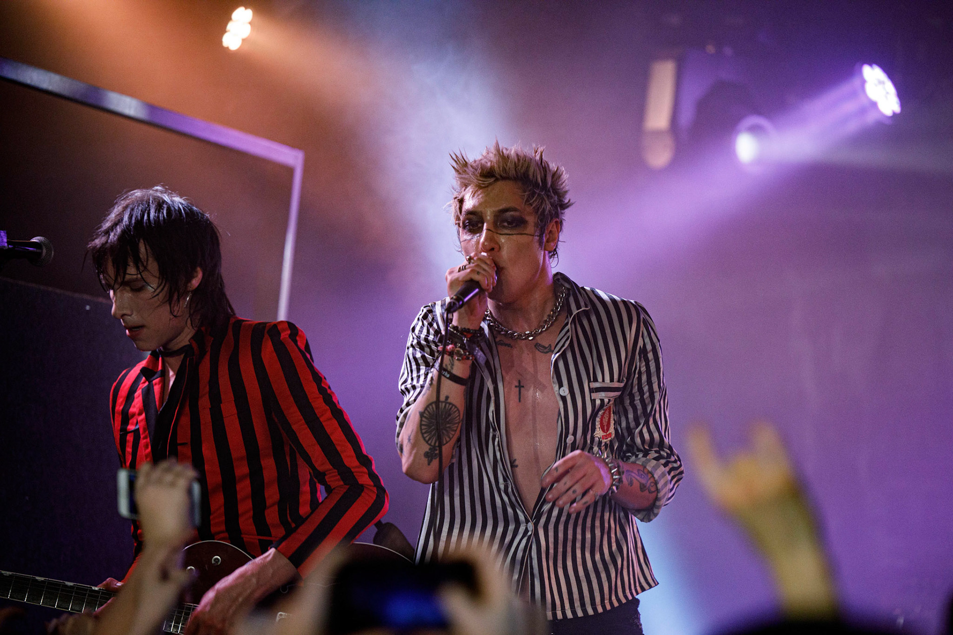 PALAYE ROYALE
The Bastards World Tour 2020: Europe.
Palaye Royal - Kanadyjski Fashion Art Rock Band,
nz. Remington Leith – Vocals,
nz. Sebastian Danzig – Guitar/Organ,
nz. Emerson Barrett - Drums,
Koncert w warszawskiej Proximie 10.03.2020
Sumerian Records, WiniaryBookings,
fot. Andrzej Wasilkiewicz/kaziq.com