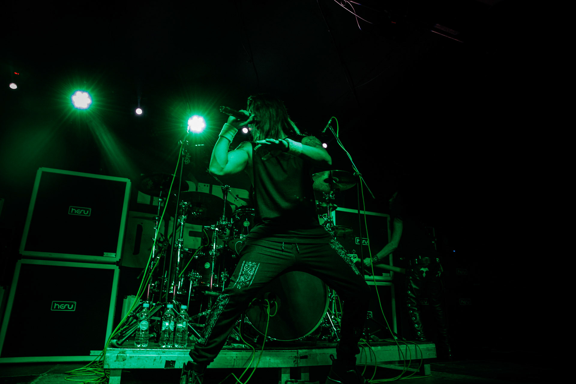 13.11.2021 House Of Death - koncert Warszawa RemontJuan Carlos Cano - wokal,Szymon „Sajmon” Synowka – perkusja,Adam Bielczuk - gitara,Tomasz „Tytus” Pukacki - bass,thrash metal, crossover thrash, heavy metal, speed metal, hard rock,fot. Andrzej Wasilkiewicz/Reporter