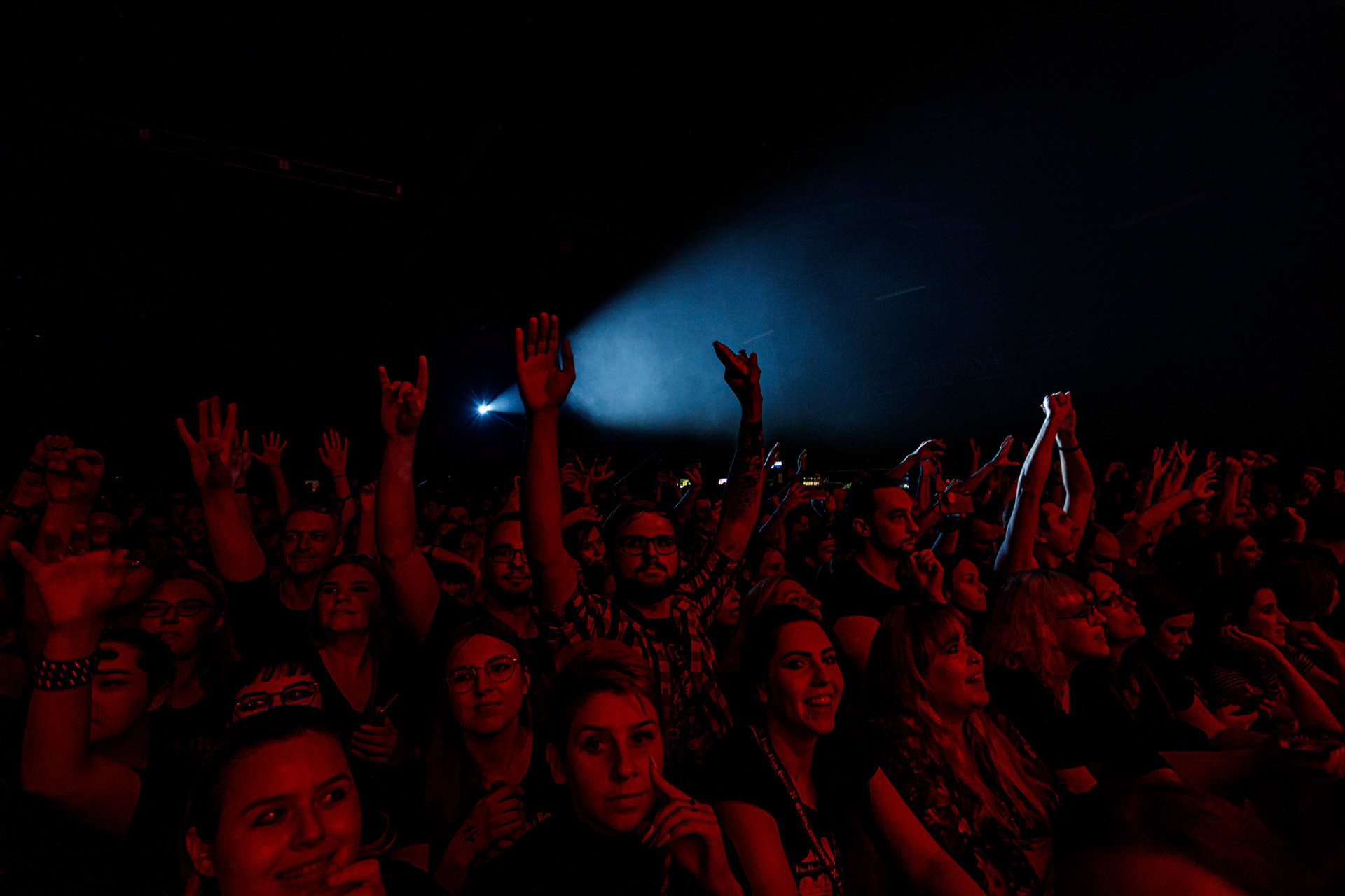 7.10.2022 Warszawski koncert Three Days Grace w klubie Progresja.Kanadyjczycy promuja nowy album EXPLOSIONS.n/z Barry Stock – gitara, n/z Brad Walst – gitara basowa, n/z Neil Sanderson – perkusja, instrumenty klawiszowe, n/z Matt Walst – wokal,Produkcja Knock Out Productions, Fot. Andrzej Wasilkiewicz/Reporter