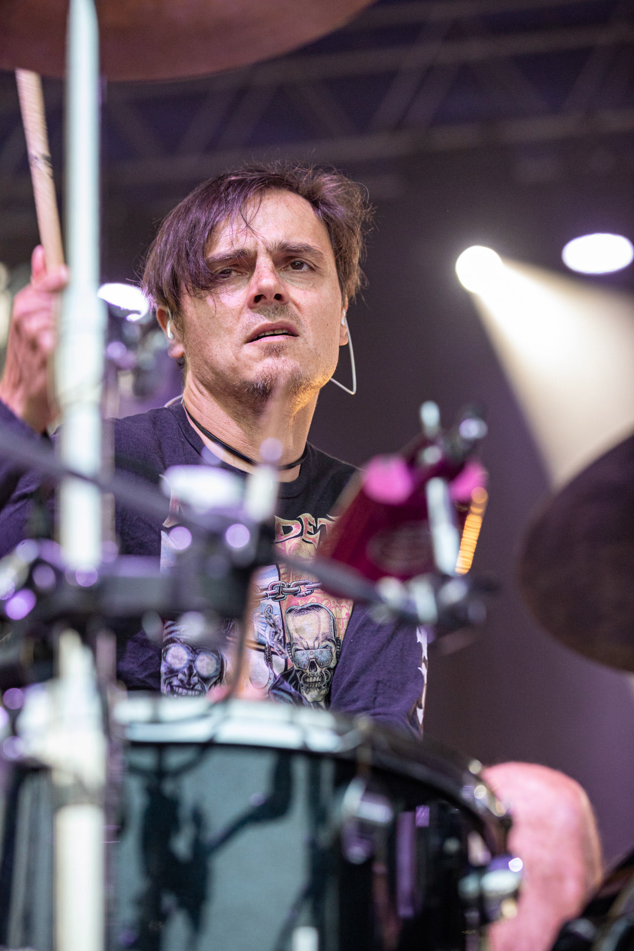 Koncert Luxtorpeda 10 urodziny. Warszawa Progresja.Gramy do Woli.n/z.Tomasz „Krzyżyk” Krzyżaniak – perkusjaFot. Andrzej kaziq Wasilkiewicz/Reporter