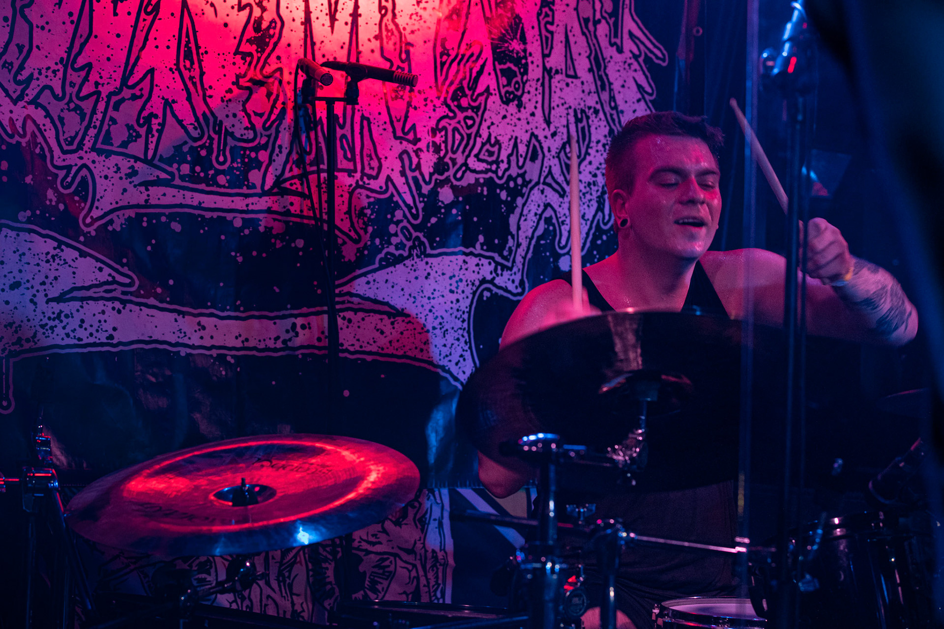 1.02.2020 Blood For Blood Tour part I. koncert zespołu Moron - Post Hardcore, Hardcore, Punk, Warszawa klub VooDoo, fot. Andrzej Wasilkiewicz/REPORTER