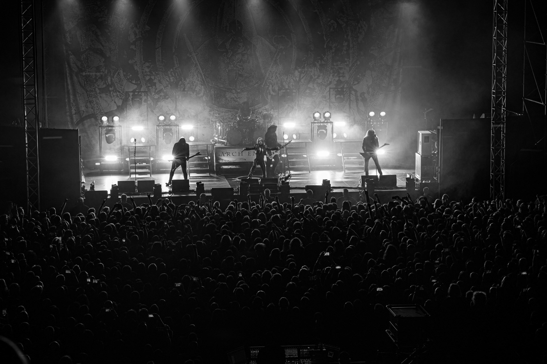 19.10.2022 ARCH ENEMY  - The European Siege 2022,Spodek Katowice Poland,fot. Andrzej Wasilkiewicz/Reporter