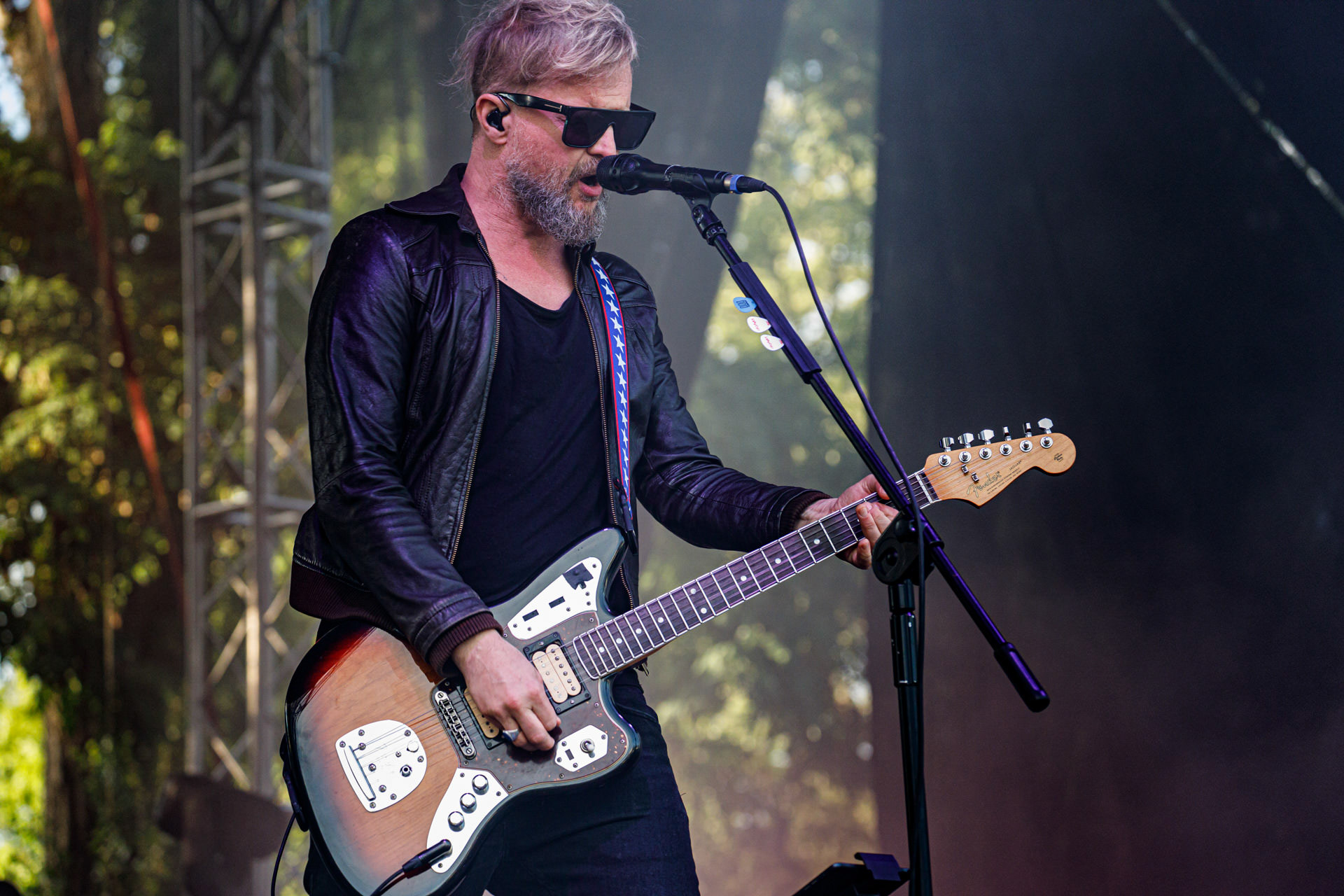 10.07.2022 Organek -  Antyfest Antyradia 2022 - Warszawa, letnia scena klubu Progresja. Tomasz Organek – gitara, wokal,Adam Staszewski – gitara basowa,Robert Markiewicz – perkusja,Tomasz Lewandowski – instrumenty klawiszowe,Rock alternatywny.fot. Andrzej Wasilkiewicz/Reporter