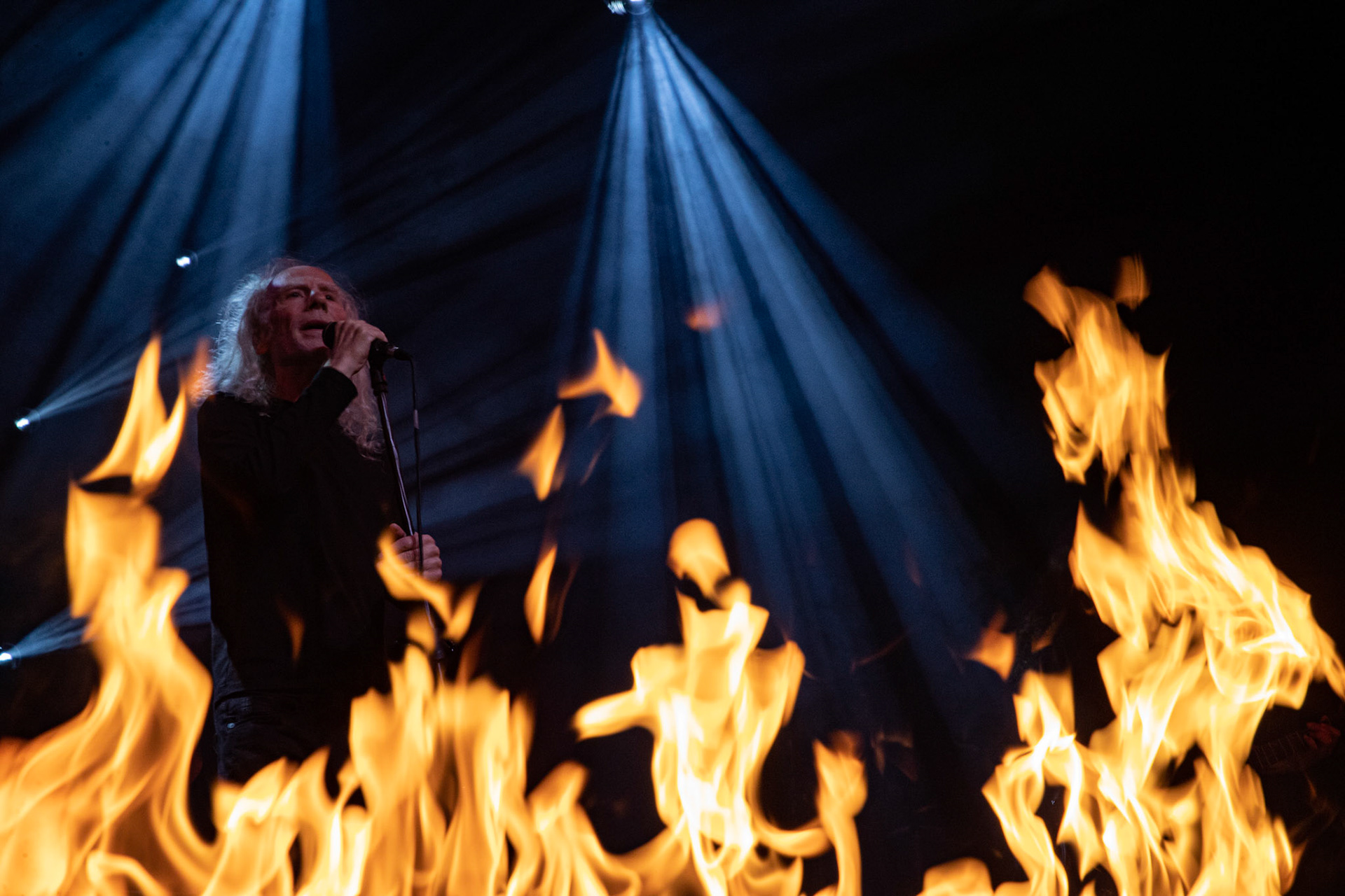 12.09.2021 - KAT i Roman Kostrzewski - koncert "Do zobaczenia w piekle" Wroclaw, Centrum Koncertowe A2.  Roman Kostrzewski – wokal, fot. Andrzej kaziq Wasilkiewicz