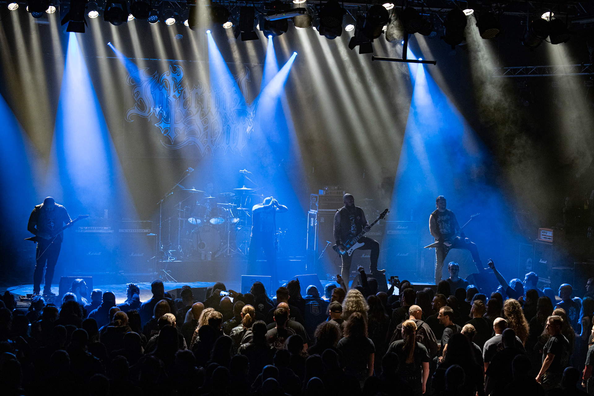 21.12.2019 Metalowa Wigilia 2019 w warszawskiej Progresji.
Koncert zespołu Infernal War, polski blackmetal.
Massive Music 
fot. Andrzej Wasilkiewicz/REPORTER