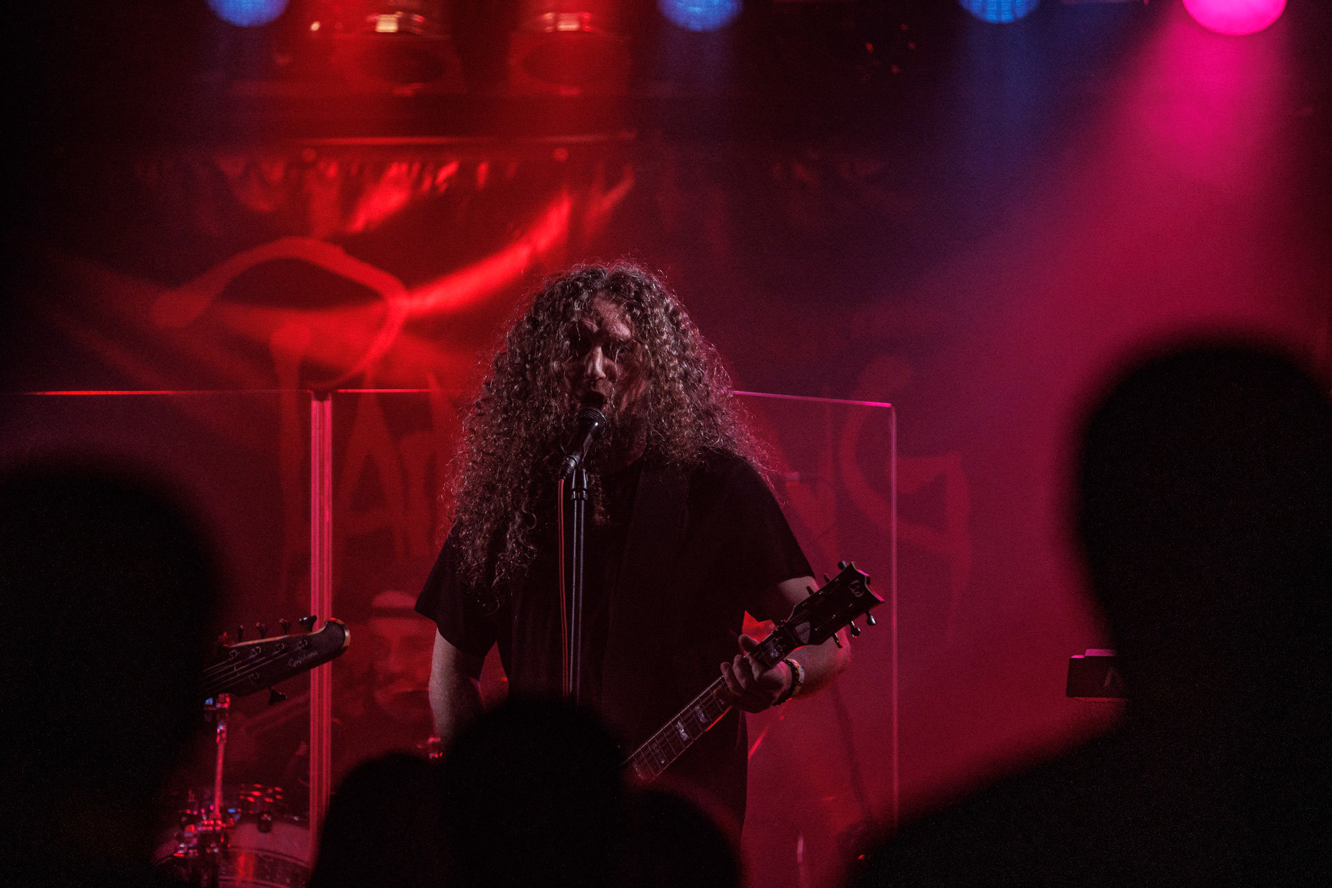 Painthing - death, doom metal.Koncert Czwarta Fala MMXXII klub VooDoo Warszawa.n/z Kuba Grobelny – guitar, vocal, n/z Bartłomiej Kaczor – guitar, n/z Darek Ojdana – keys, n/z Jan Rajkow-Krzywicki – bass,n/z Tomasz Śwital – drums,Fot. Andrzej Wasilkiewicz/kaziq.com