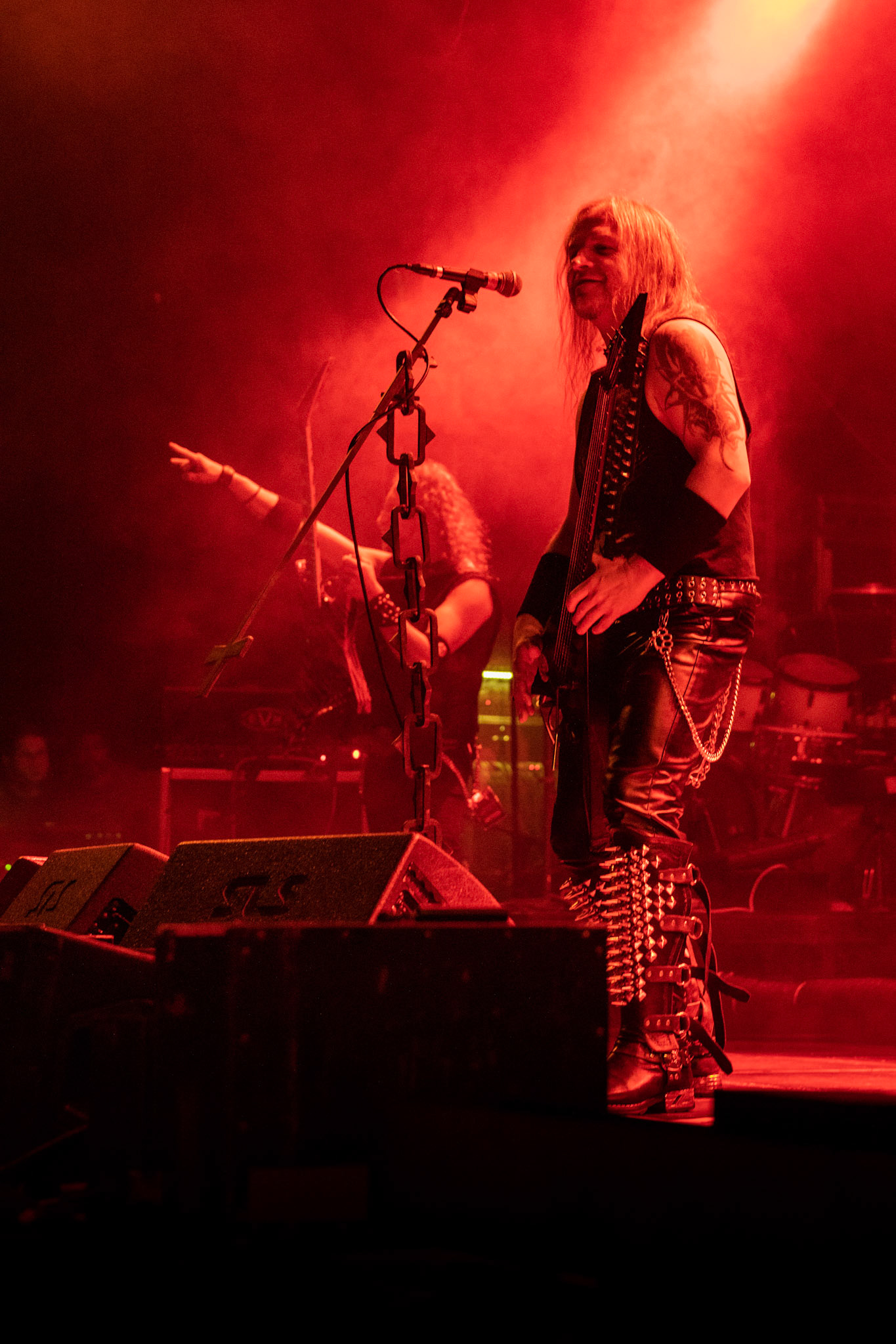 Legendy Metalu Vader - Death Metal - koncert Legendy Metalu w warszawskiej Progresji, 
Peter: Guitar + Vocals
Pajak: Guitar
Hal: Bass
James: Drums
fot. Andrzej kaziq Wasilkiewicz/Reporter