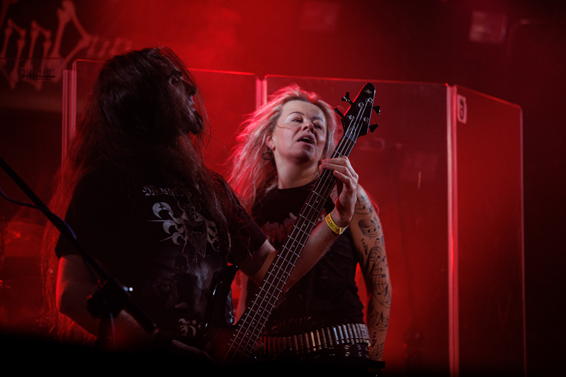 War-Saw - thrashmetal.Koncert Czwarta Fala MMXXII klub VooDoo Warszawa.n/z Marek Agnostic Molenda - gitara,n/z Tomek Zyclon Weglewski - bas,n/z Pawel Abaddon Rekowski - gitara,n/z Sylwia Papierska - wokal,n/z Pawel Pawulon Jaroszewicz - drums,Fot. Andrzej Wasilkiewicz/kaziq.com