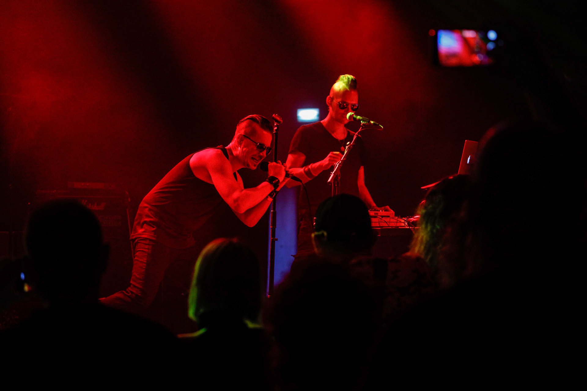 9.08.2022 TENSION CONTROL (Niemcy) - Oldschool EBM - Warszawski koncert w Progresji.  WiniaryBookings,fot. Andrzej Wasilkiewicz/kaziq.com