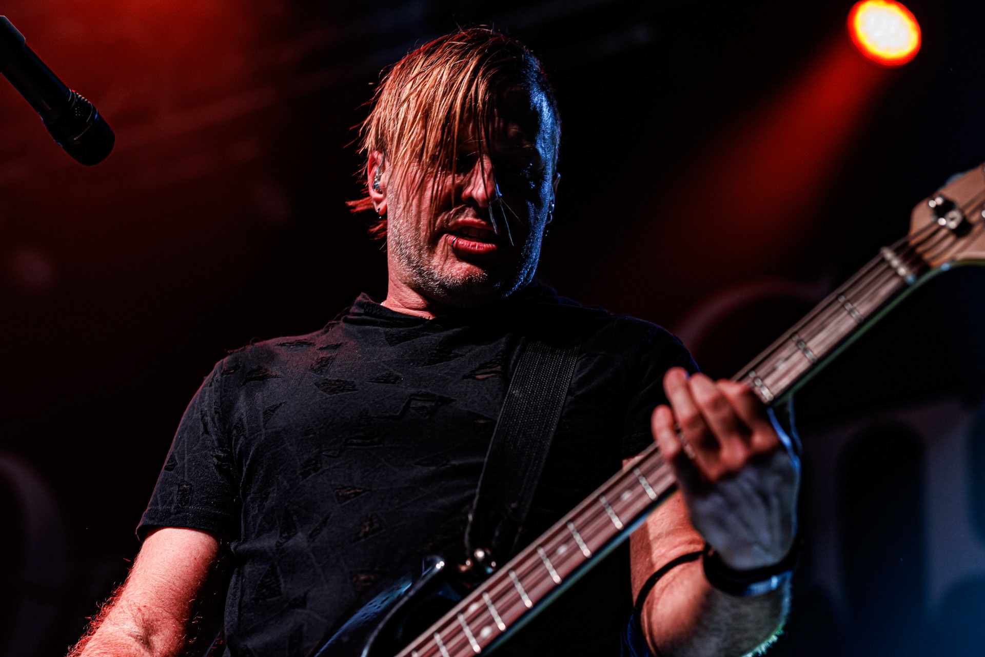 7.10.2022 Warszawski koncert Three Days Grace w klubie Progresja.Kanadyjczycy promuja nowy album EXPLOSIONS.n/z Barry Stock – gitara, n/z Brad Walst – gitara basowa, n/z Neil Sanderson – perkusja, instrumenty klawiszowe, n/z Matt Walst – wokal,Produkcja Knock Out Productions, Fot. Andrzej Wasilkiewicz/Reporter