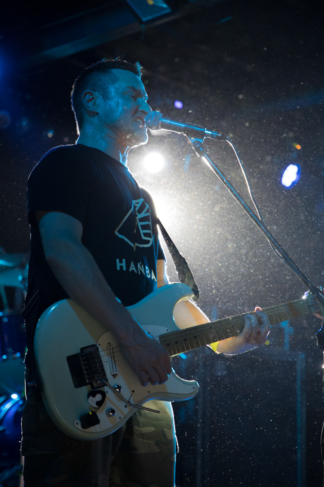 9.12.2017r Dezerter koncert Proxima, Robert Robal Matera gitara, wokal, Krzysztof Grabowski perkusja , Jacek Chrzanowski gitara basowa fot. Andrzej Wasilkiewicz/Reporter