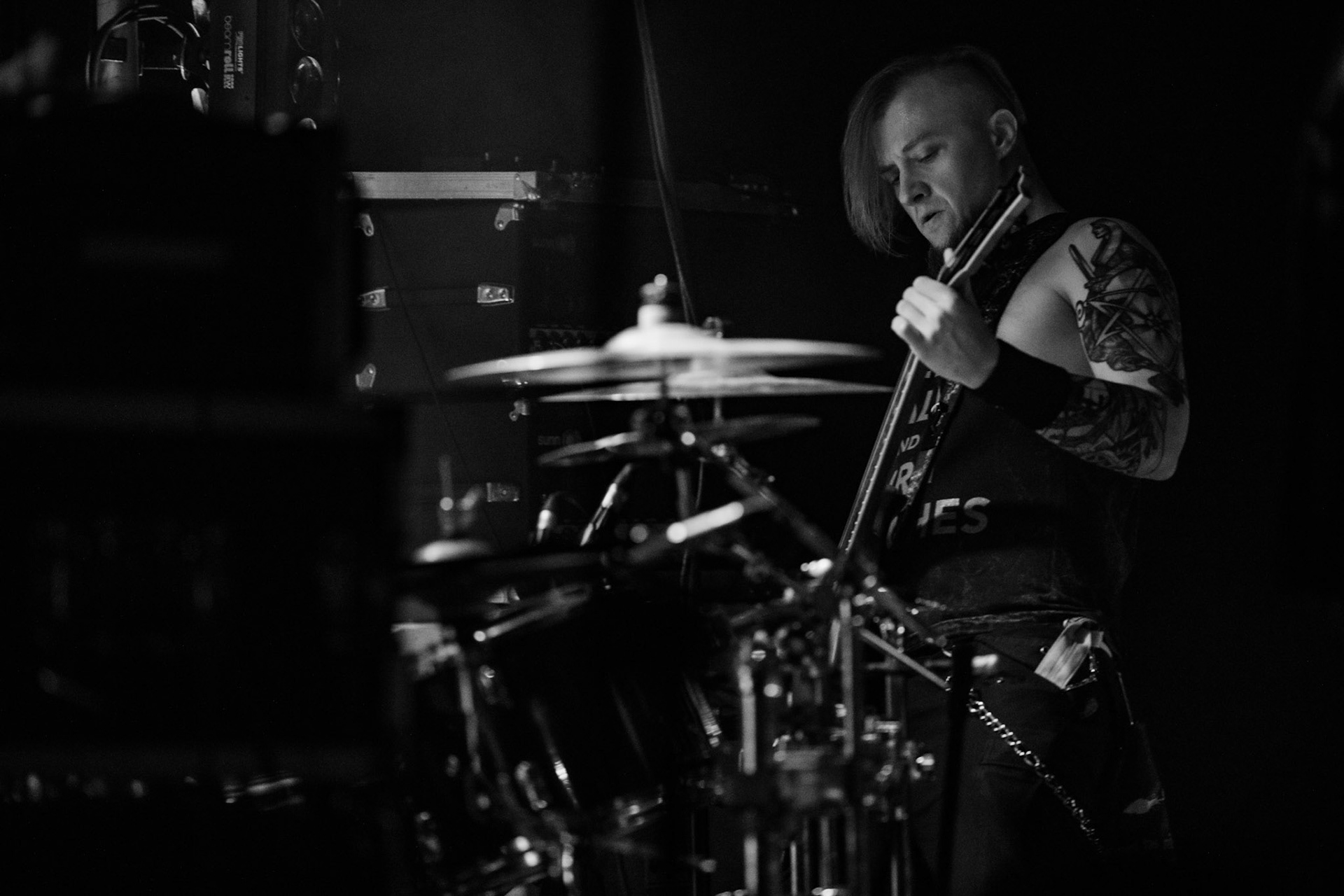 Hostia koncert w Warszawie, trasa Innowiercy Tour 2019
death, grind, groove,
vocals - St Sixtus
guitars - St Anacletus
drums - St Evaristus
bass - St Xyxtus
Knock Out Productions
fot. Andrzej Wasilkiewicz/REPORTER