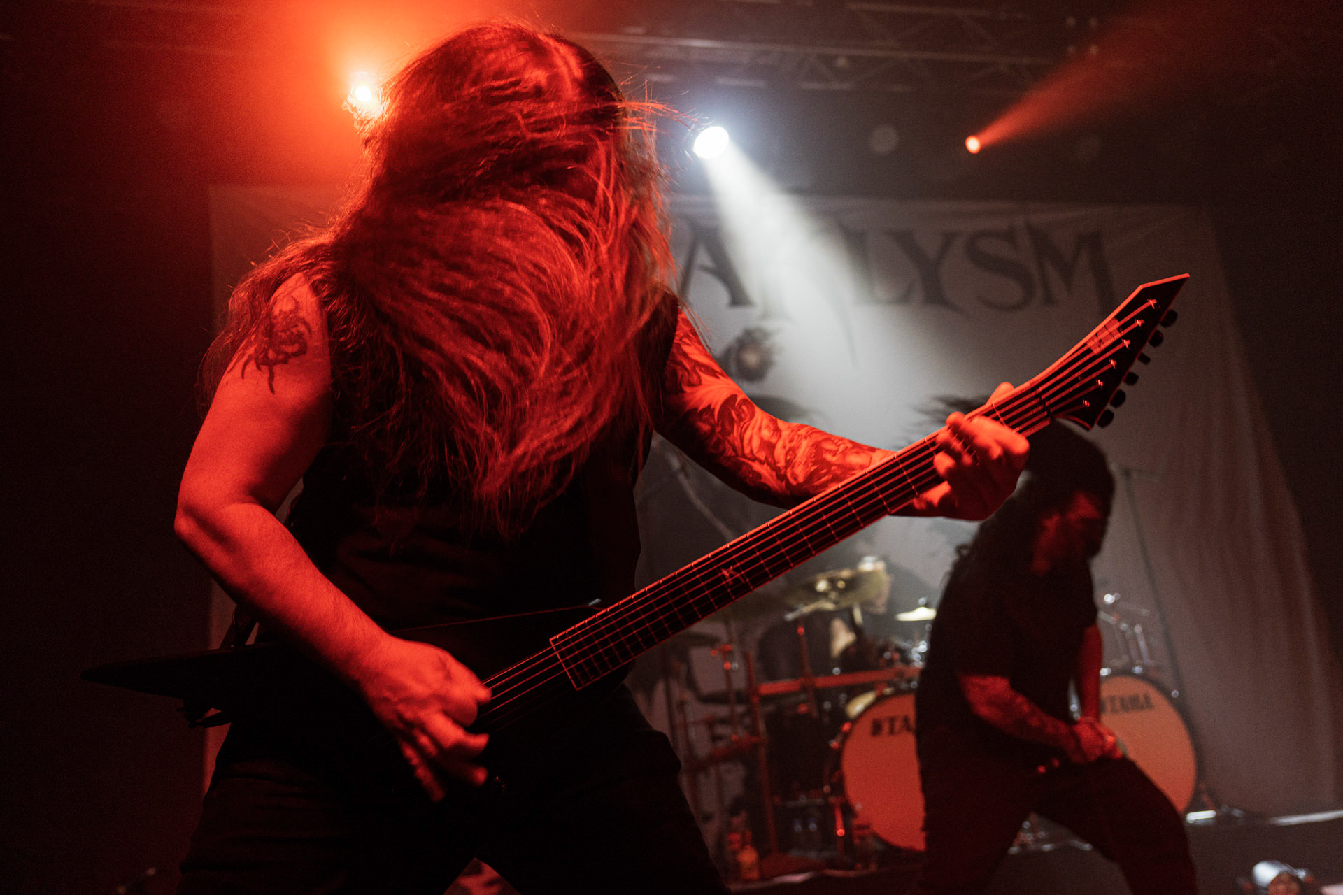 14.04.2023 Kataklysm - kanadyjski melodic death metal. Knock Out Productions, klub Progresja Warszawa. fot. Andrzej Wasilkiewicz/kaziq.com