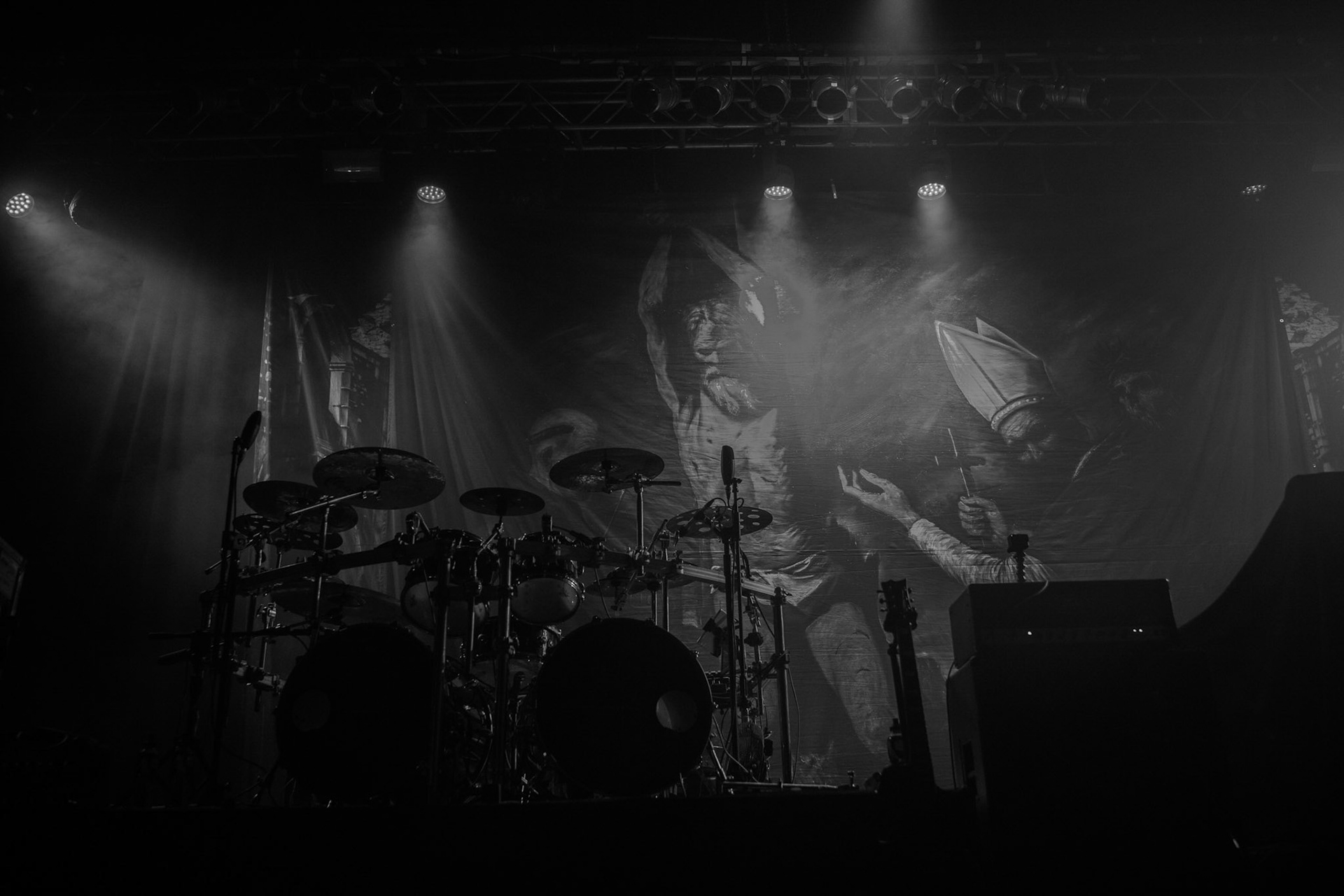 25.11.2019 Warszawa Klub Progresja Europejska Trasa Moonspell z Rotting Christ 2019 
koncert Rotting Christ
N/z Sakis Tolis gitara wokal
N/z Themis Tolis perkusja 
N/z Vagelis Karzis gitara basowa
N/z George Emmanuel  gitara
fot. Andrzej Wasilkiewicz/REPORTER