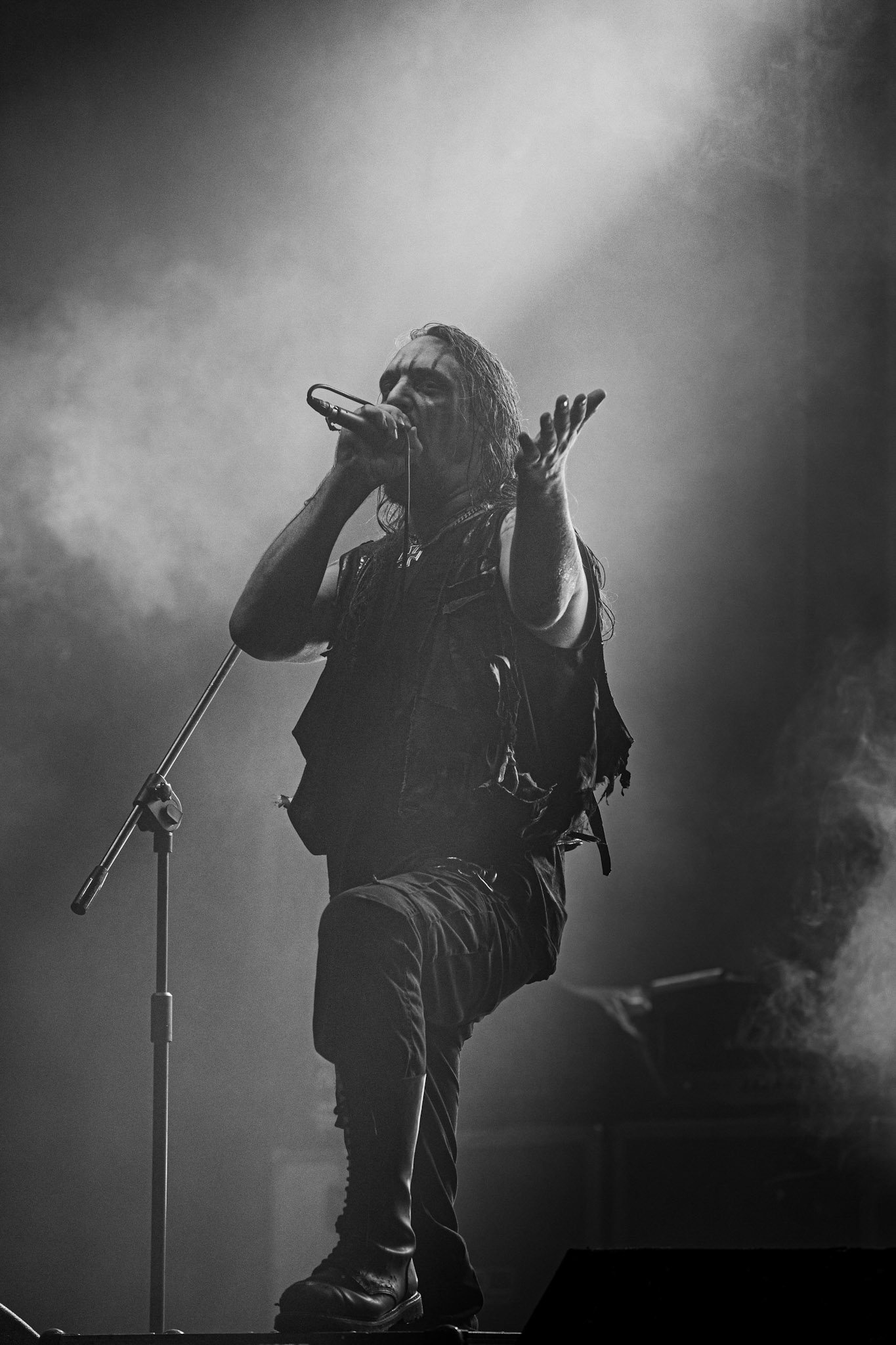 Marduk, koncert w ramach Blitzkrieg MMXX warszawska Progresja, black metal, Szwecja, Massive Music Rock The Nation America.fot. Andrzej kaziq Wasilkiewicz/Reporter