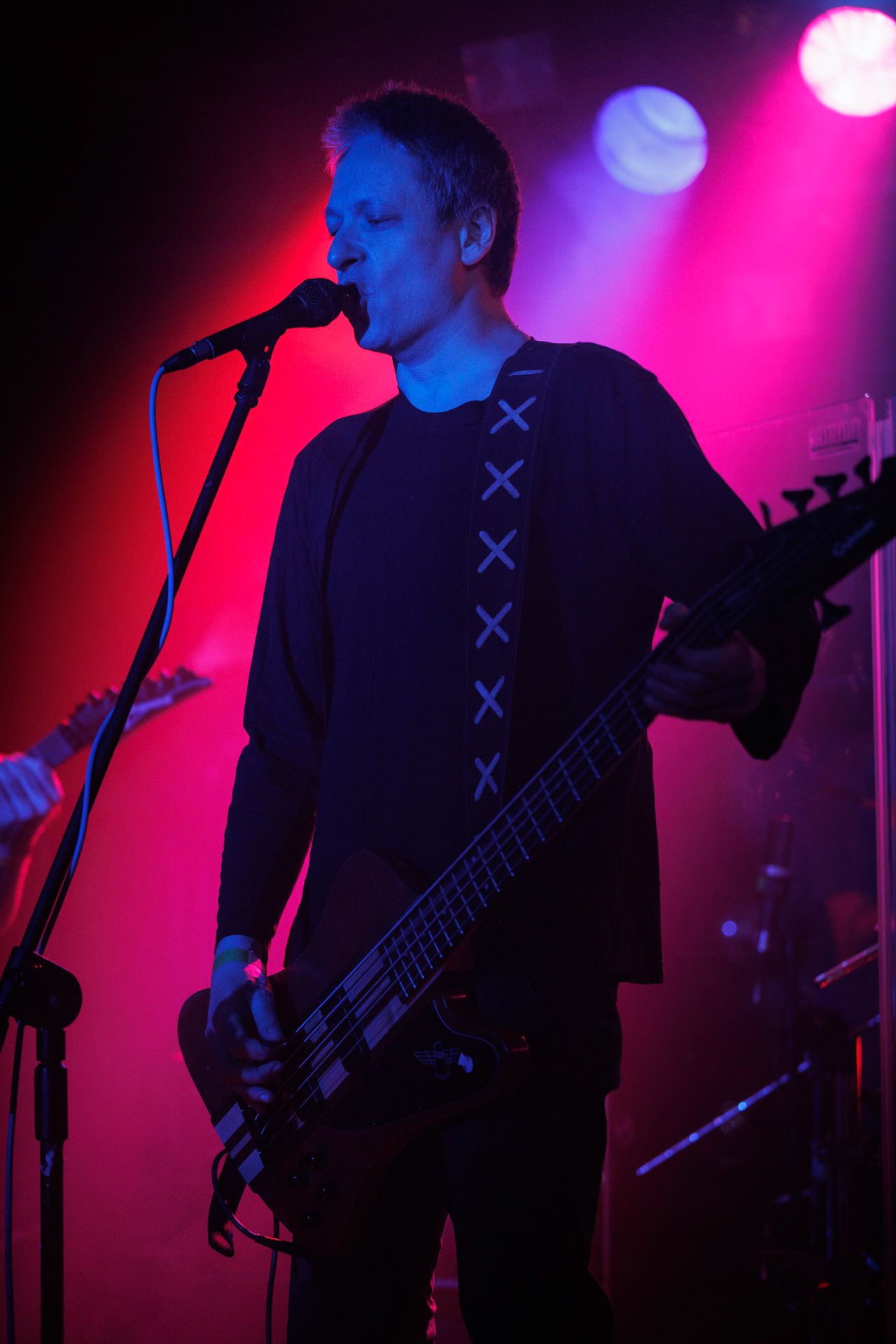 Painthing - death, doom metal.Koncert Czwarta Fala MMXXII klub VooDoo Warszawa.n/z Kuba Grobelny – guitar, vocal, n/z Bartłomiej Kaczor – guitar, n/z Darek Ojdana – keys, n/z Jan Rajkow-Krzywicki – bass,n/z Tomasz Śwital – drums,Fot. Andrzej Wasilkiewicz/kaziq.com