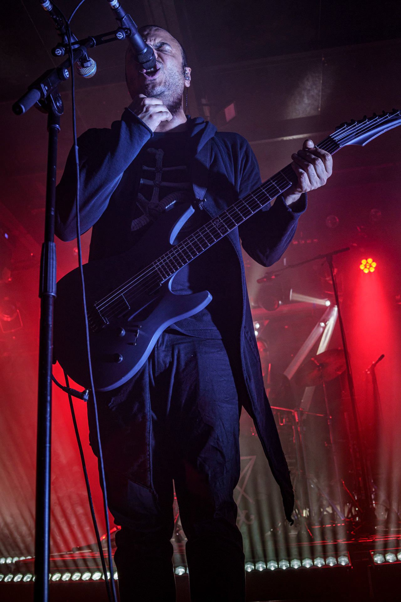 6.12.2022 Zeal &amp; Ardor - Warszawa.Szwajcarski industrial metal, blackgaze, awant-garde, afroamerykanski spirytualizmu z black metalem,n/z Manuel Gagneux - wokal, gitara,Knock Out Productions,Klub Proxima,Fot. Andrzej Wasilkiewicz/Reporter