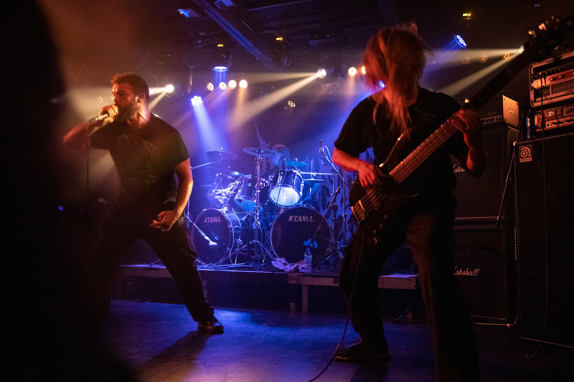 1.04.2019 Defeated Sanity, Warszawa, klub Proxima, DEFEATED SANITY brutal death metal, Niemcy
Lille Gruber - Drums
Jacob Schmidt - Bass
Christian Kühn - Guitar
Josh Welshman - Vocals Knock Out Productions, Left Hand Sounds.