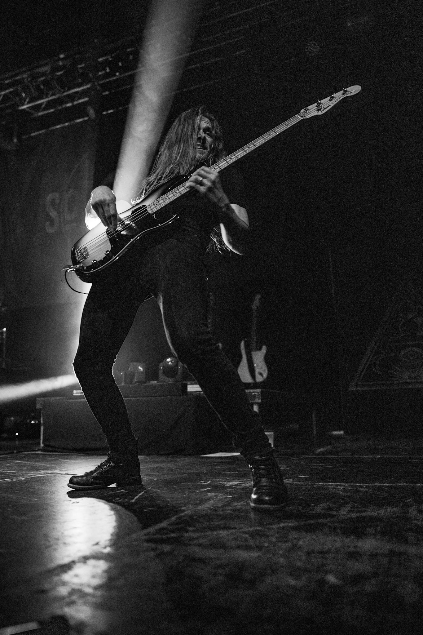 SOEN - Szwecja, rock progresywny, progmetal.  Stefan Stenberg – Bass
Cody Ford – Guitar
Lars Åhlund – Keys, guitar
Joel Ekelöf – Vocals
Martin Lopez – Drums, percussion
Knock Out Productions
Progresja Warszawa. fot. Andrzej Wasilkiewicz/Reporter