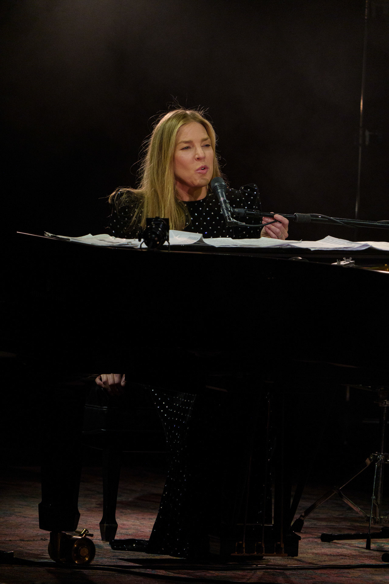 9.05.2023 Kanadyjska ikona jazzu Diana Krall, warszawski koncert na Torwarze. Produkcja Knock Out Productions.fot. Andrzej Wasilkiewicz/Reporter