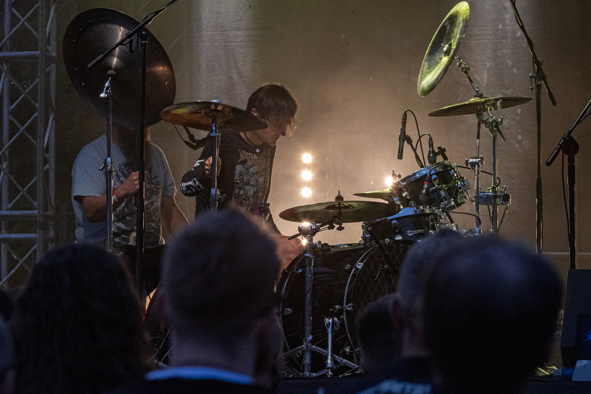 Koncert Luxtorpeda 10 urodziny. Warszawa Progresja.Gramy do Woli.n/z.Tomasz „Krzyżyk” Krzyżaniak – perkusjaFot. Andrzej kaziq Wasilkiewicz/Reporter