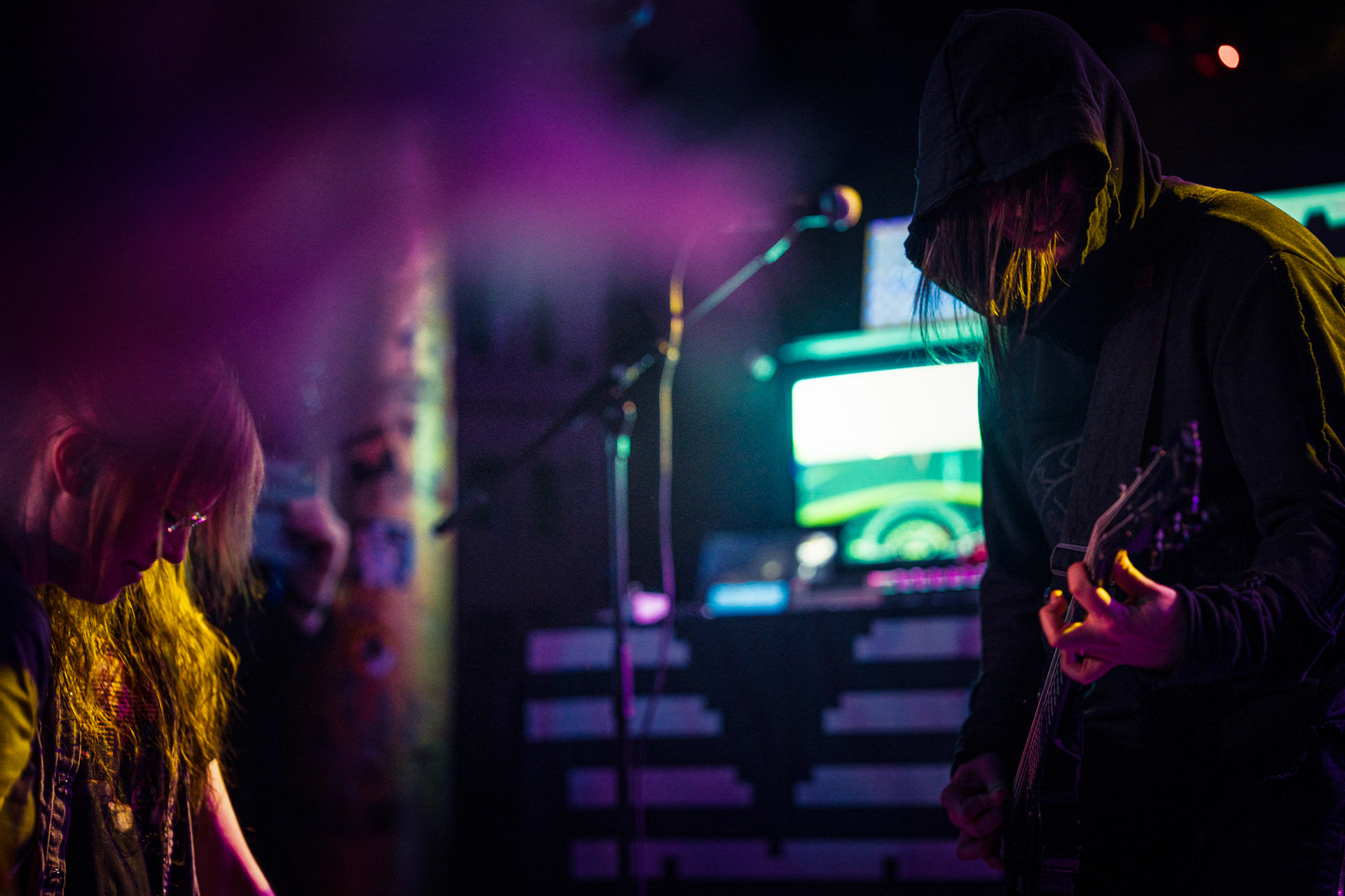 2023.02.24 - Master Boot Record - Rome, Italy band. I am a 486DX-33MHz-64MB processing avant-garde chiptune, synthesized heavy metal &amp; classical symphonic music. Synthesized, Dehumanized.Winiary Bookings, Hydrozagadka, Warszawa. Fot. Andrzej Wasilkiewicz/Reporter