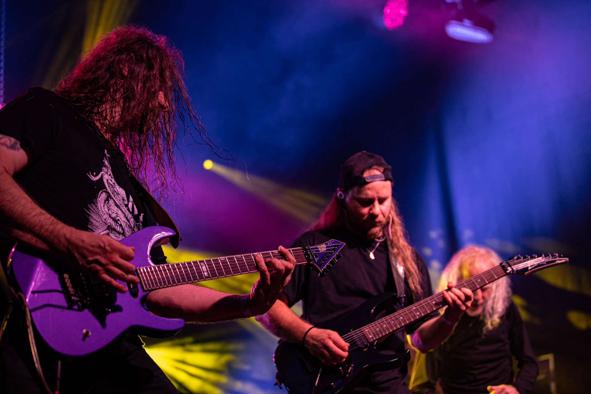 12.09.2021 - KAT i Roman Kostrzewski - koncert "Do zobaczenia w piekle" Wroclaw, Centrum Koncertowe A2.  Krzysztof Pistelok – gitara,fot. Andrzej kaziq Wasilkiewicz