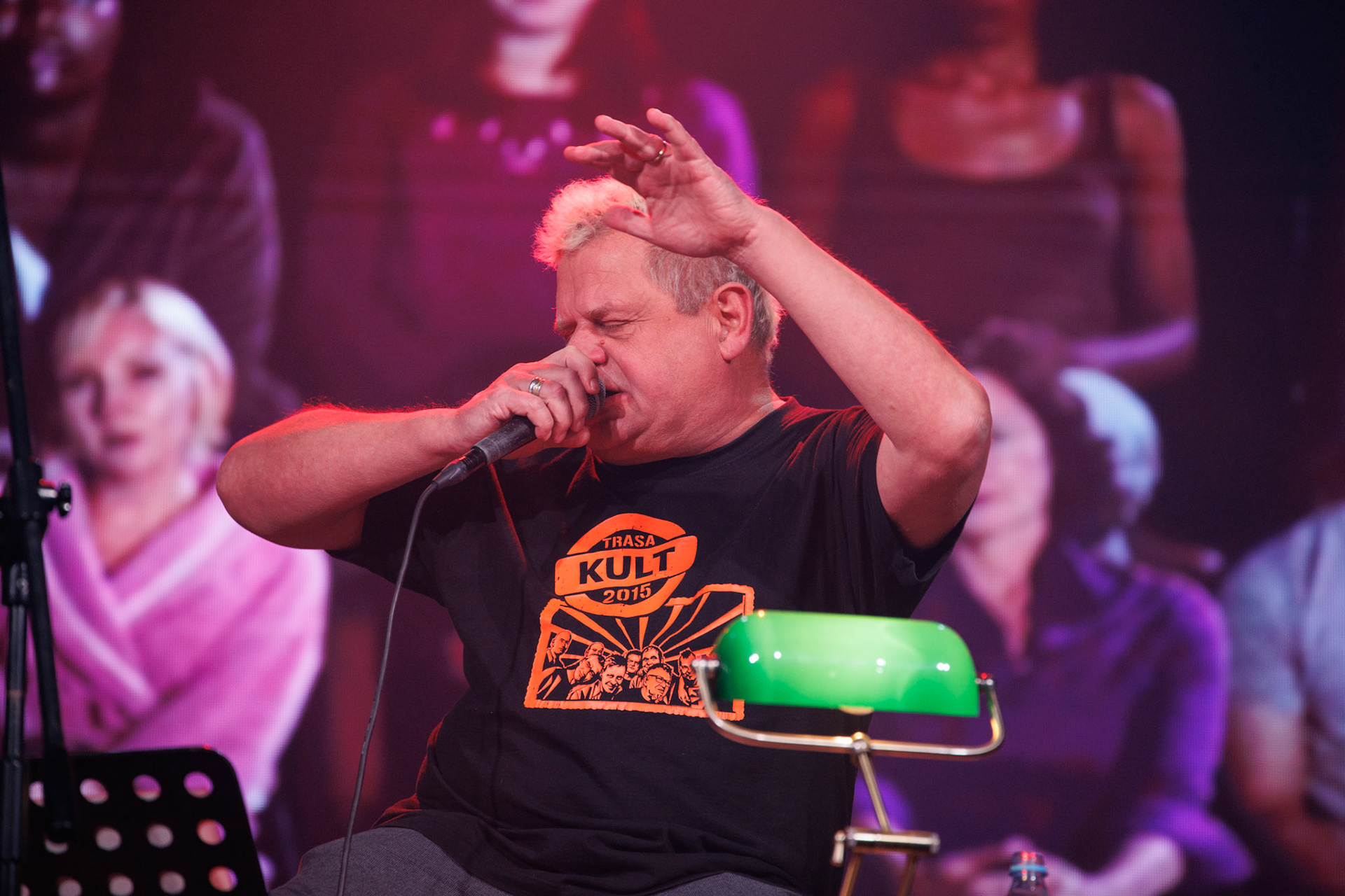 18.03.2022 KULT Akustik - koncert Warszawa klub Stodola,  n/z Kazimierz Staszewski wokal, Rock, rock progresywny, rock alternatywny, punk, nowa fala, polski rock.fot. Andrzej kaziq Wasilkiewicz/Reporter