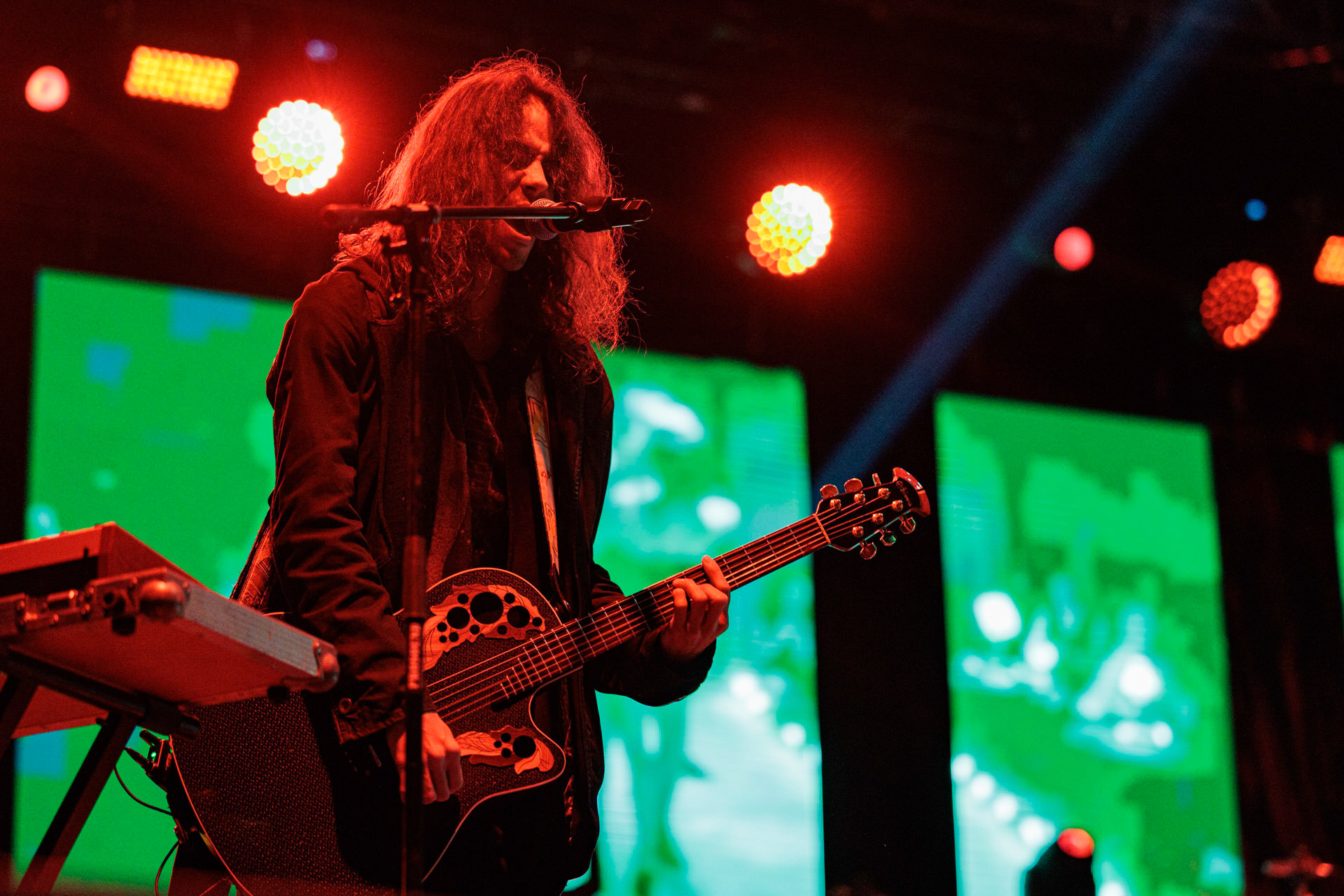 13.05.2022 Wilki Juwenalia Politechniki Warszawskiejn/z Beniamin Gawlinski – gitara, rock, pop, polski rock, art rock, fot. Andrzej Wasilkiewicz/Reporter