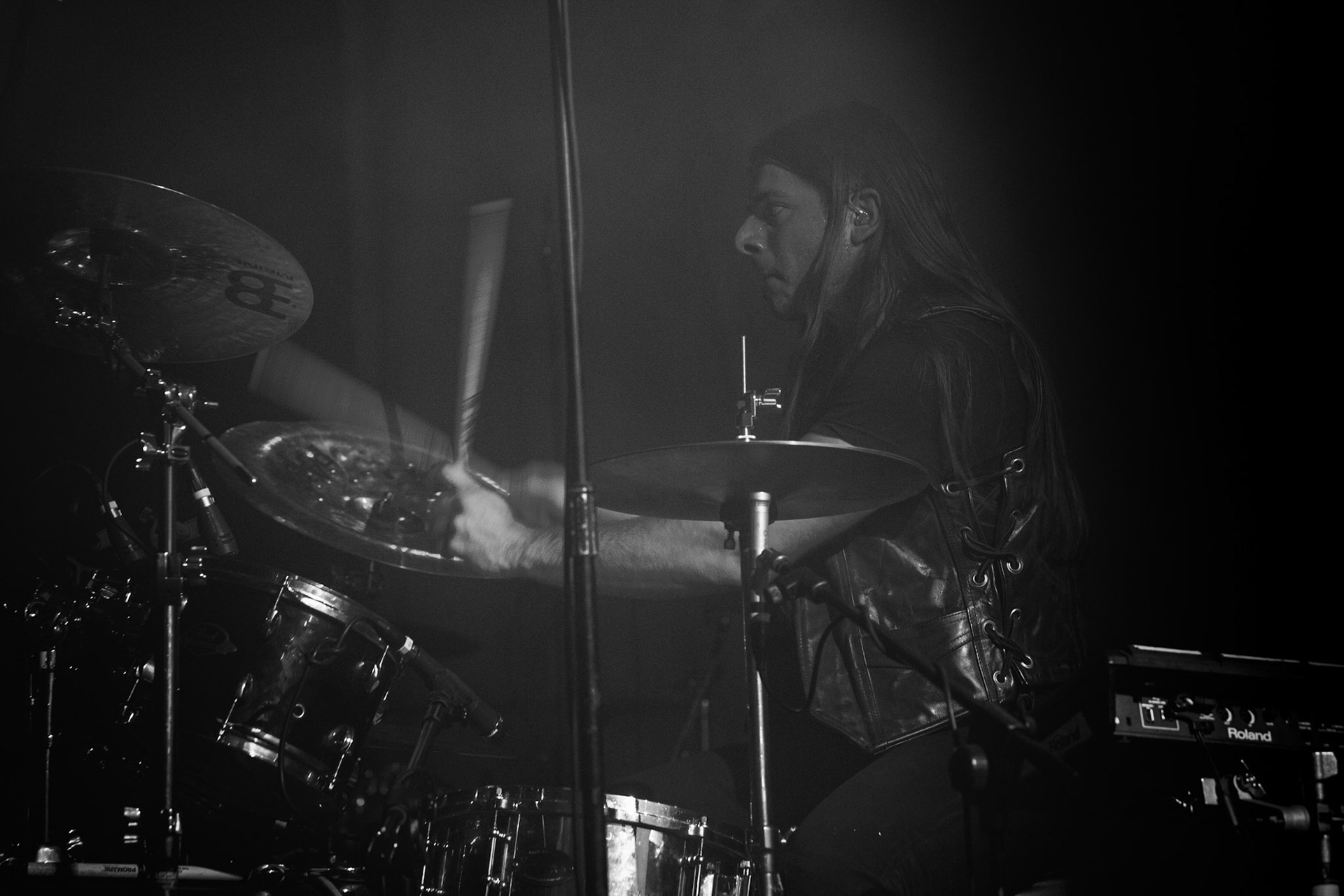 15.12.2019 koncert szwajcarskiego zespołu Bölzer, Merry Christless 2019, Warszawa Klub Progresja,
black metal, death metal,
n/z HzR Fabian Wyrsch – perkusja,
New Aeon Musick, Knock Out Productions
fot. Andrzej Wasilkiewicz/REPORTER