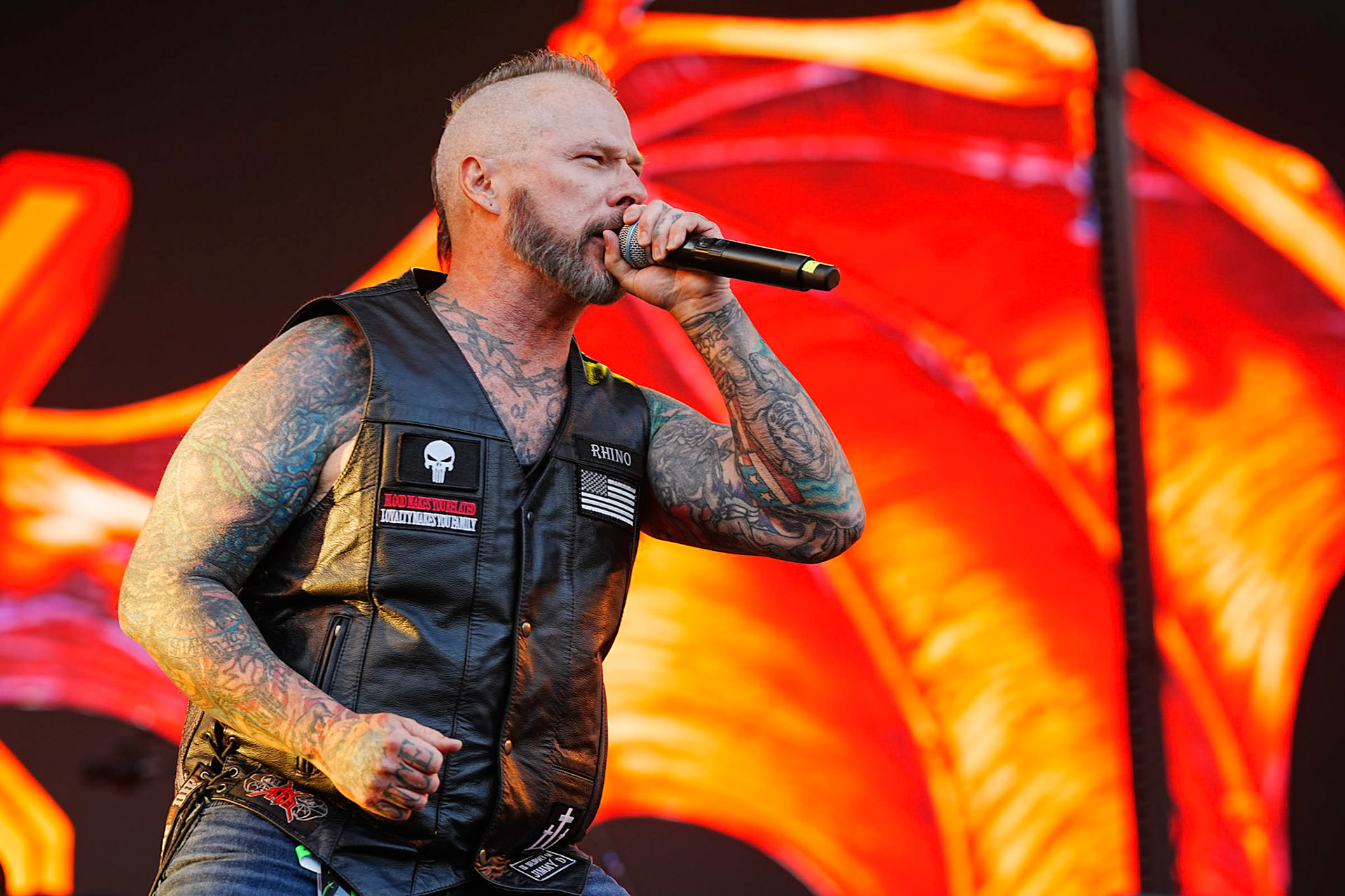 10.06.2023 Dark Angel trzeci dzien festiwaluMystic Festival 2023, Stocznia Gdanska fot. Andrzej Wasilkiewicz/Reporter