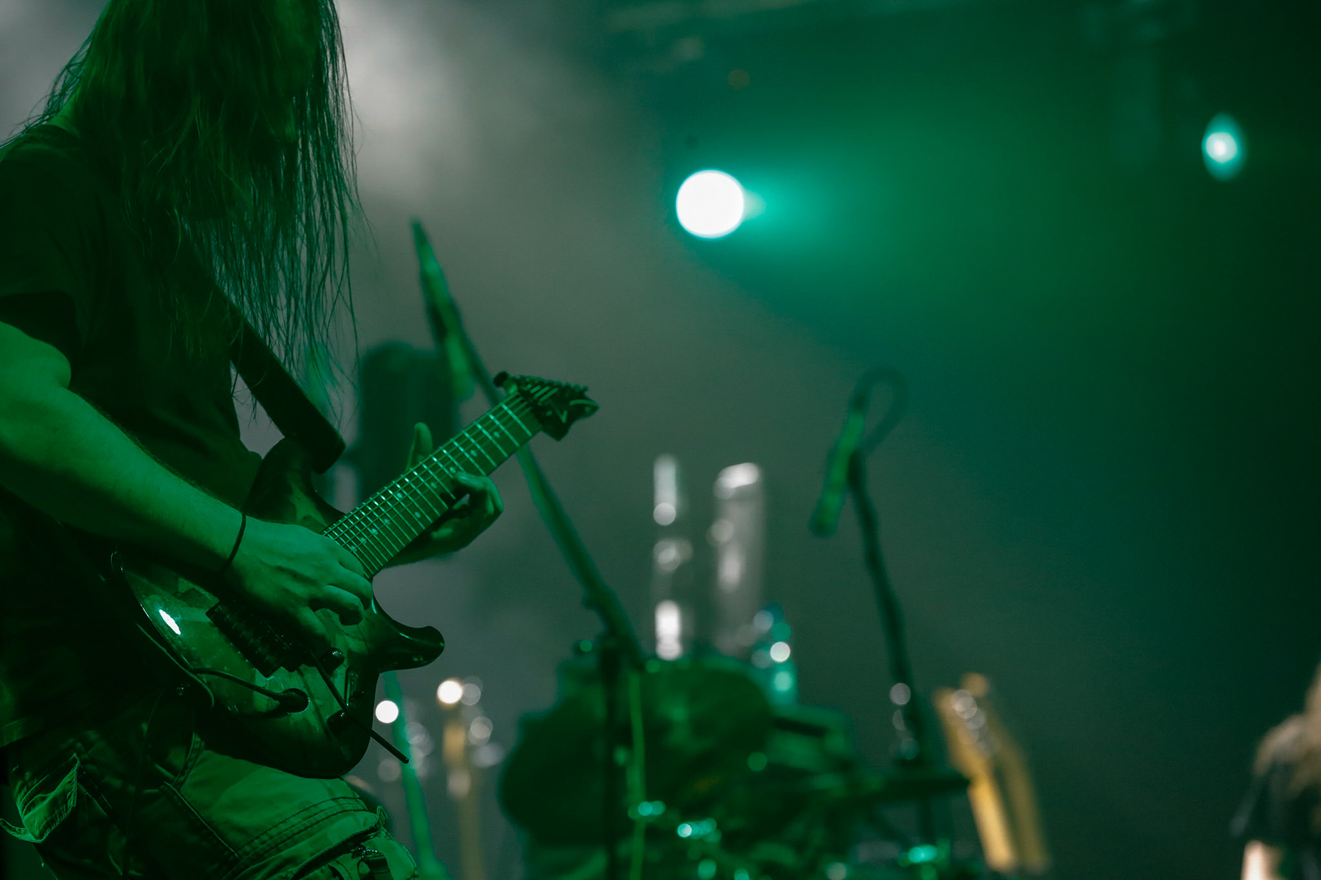 30.11.2018 Knock Out Tour 2018 - Warszawa Progresja -VIRGIN SNATCH  thrash metal, death metal,
Łukasz "Zielony" Zieliński wokal,
Grzegorz "Grysik" Bryła  gitara, 
Paweł Pasek  gitara, 
Piotr "Anioł" Wącisz  gitara basowa, 
Jacek Nowak perkusja,  fot. Andrzej Wasilkiewicz/Reporter